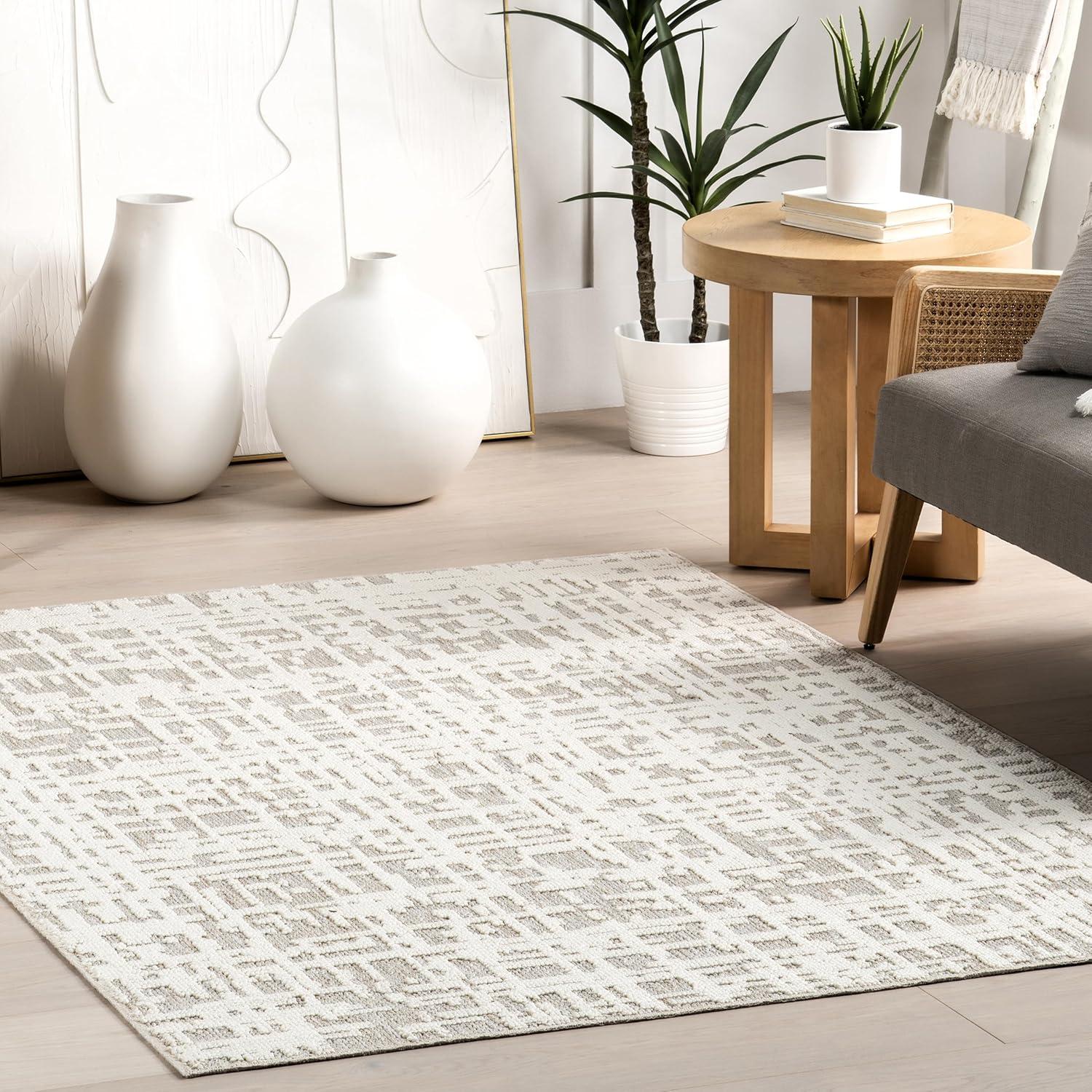 Nuloom Amity Abstract Machine Washable Indoor Area Rug