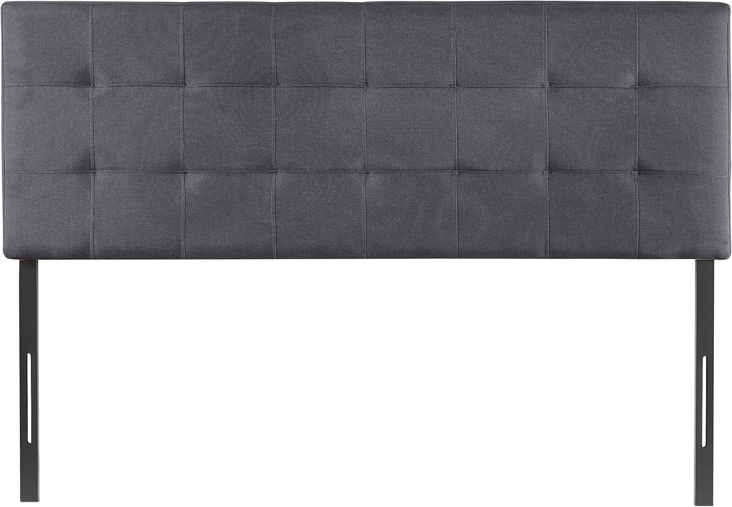 Jessenia Headboards for Full Size Bed, Upholstered Tufted Bed Headboard, 12 Adjustable Positions Full Headboard Only, Wall Mounted Headboard, Bed Backboard Linen Fabric Head Board - Light Gray