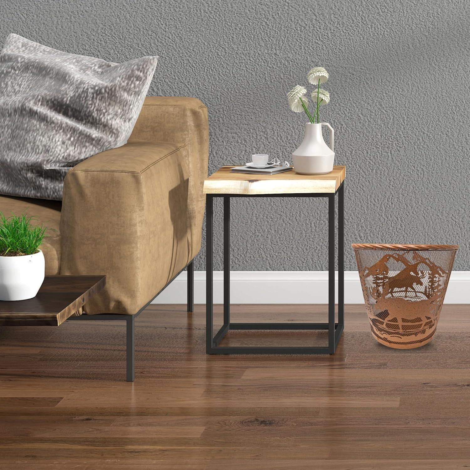 Decor Idea Metal Open Kitchen Trash Can - 2.8 Gallons