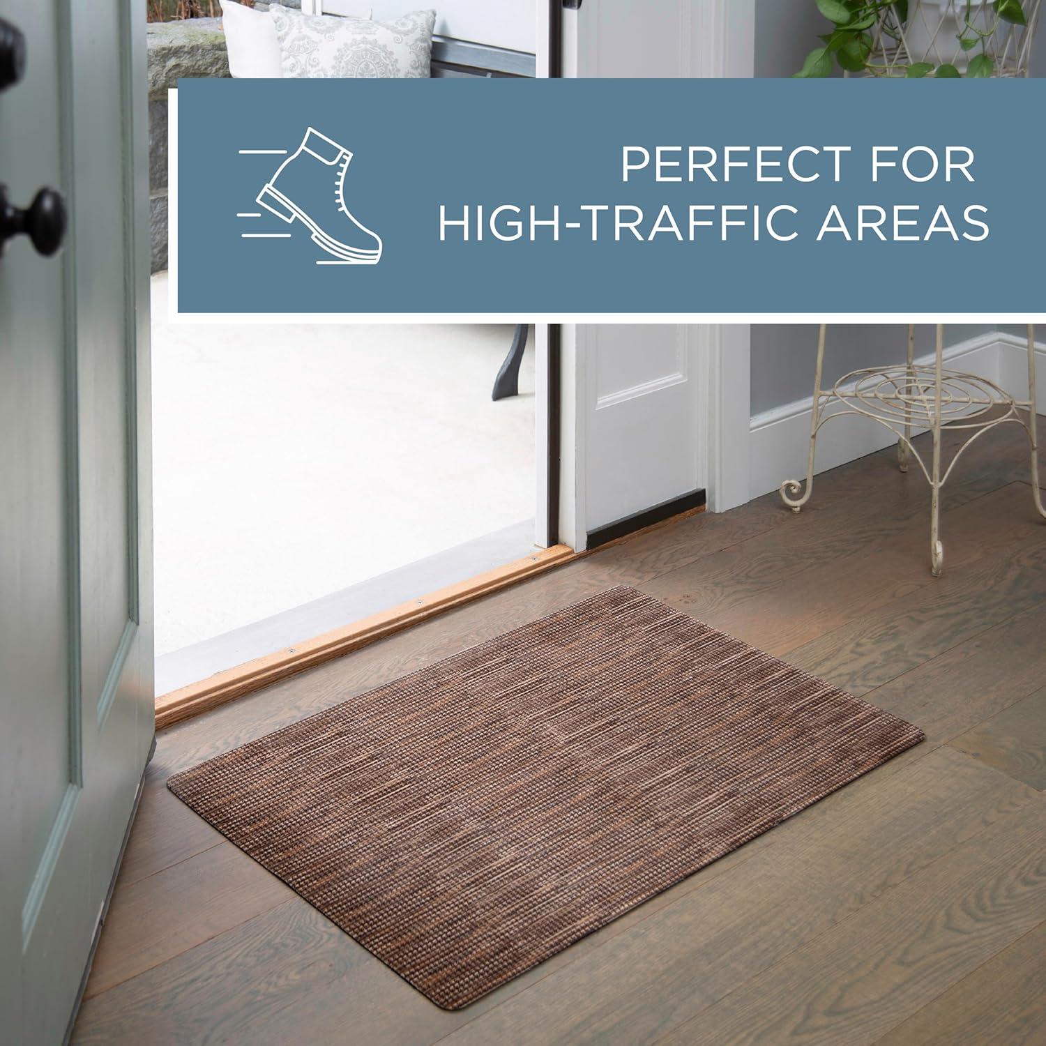 Home Dynamix Smooth Step Machine Washable Low Profile Stain Resistant Non-Slip Versatile Utility Kitchen Mat
