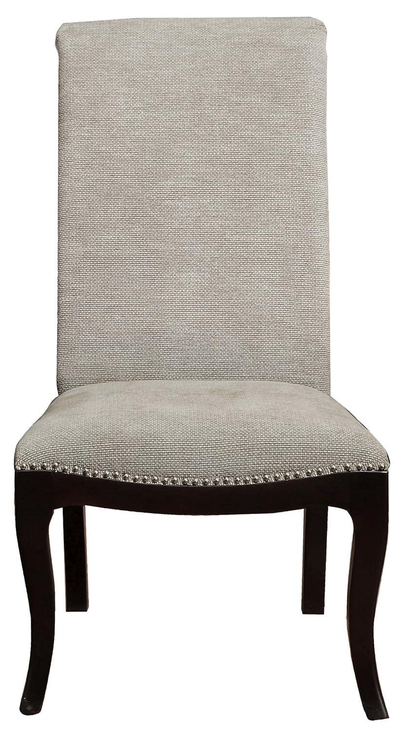 Home Elegance 5494S 42 x 31.25 x 23.5 in. Savion Side Chair - Espresso