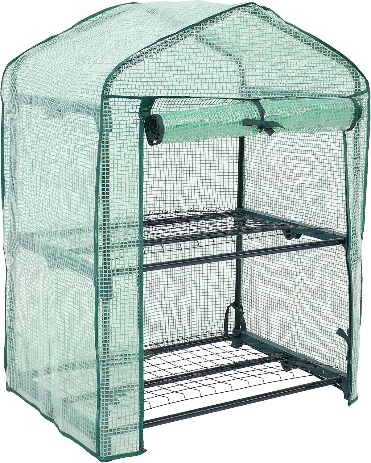 26.5" W x 19" D Growing Rack Greenhouse