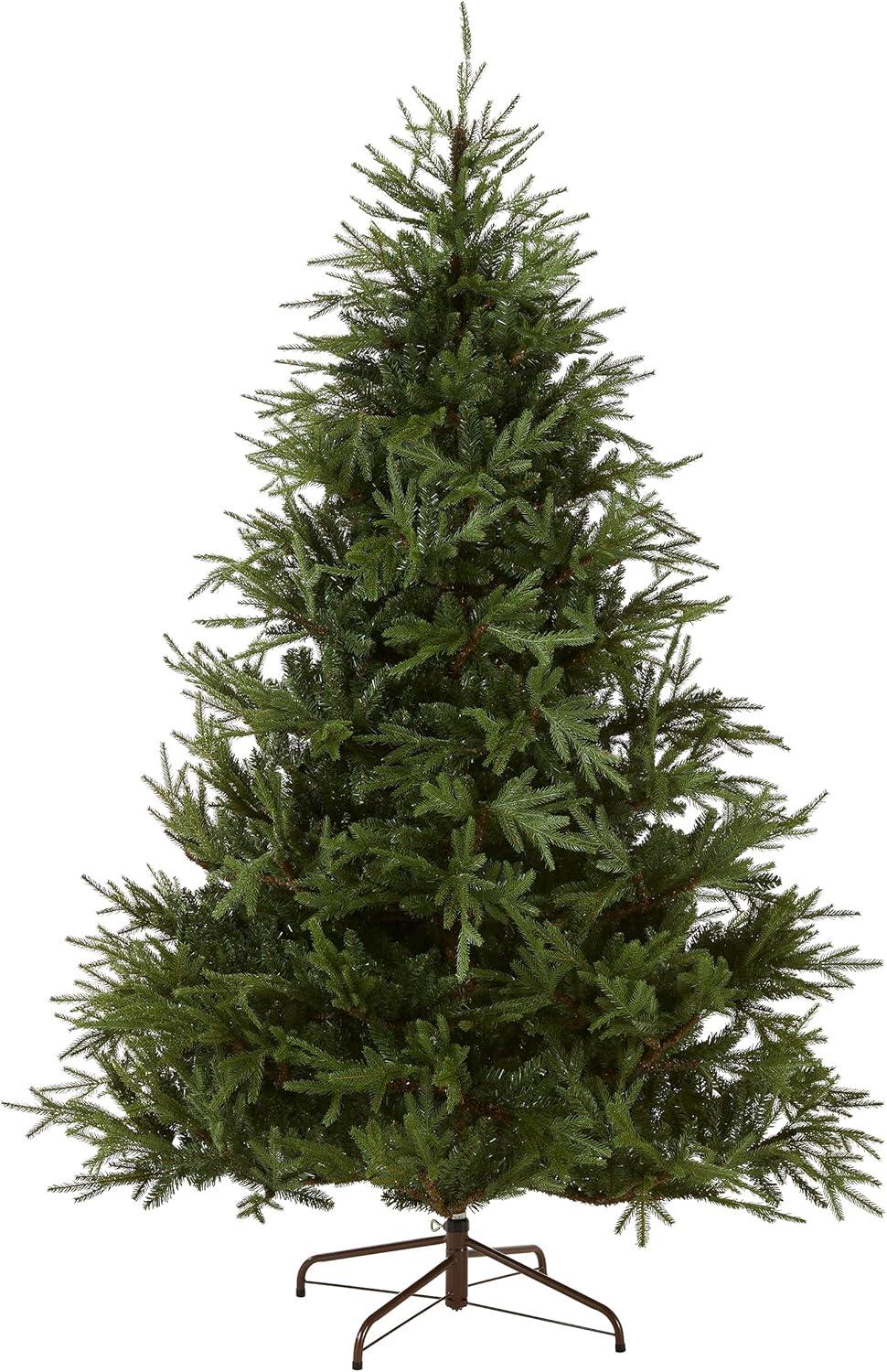 Green 58" Plastic Outdoor Christmas Tree with Stand