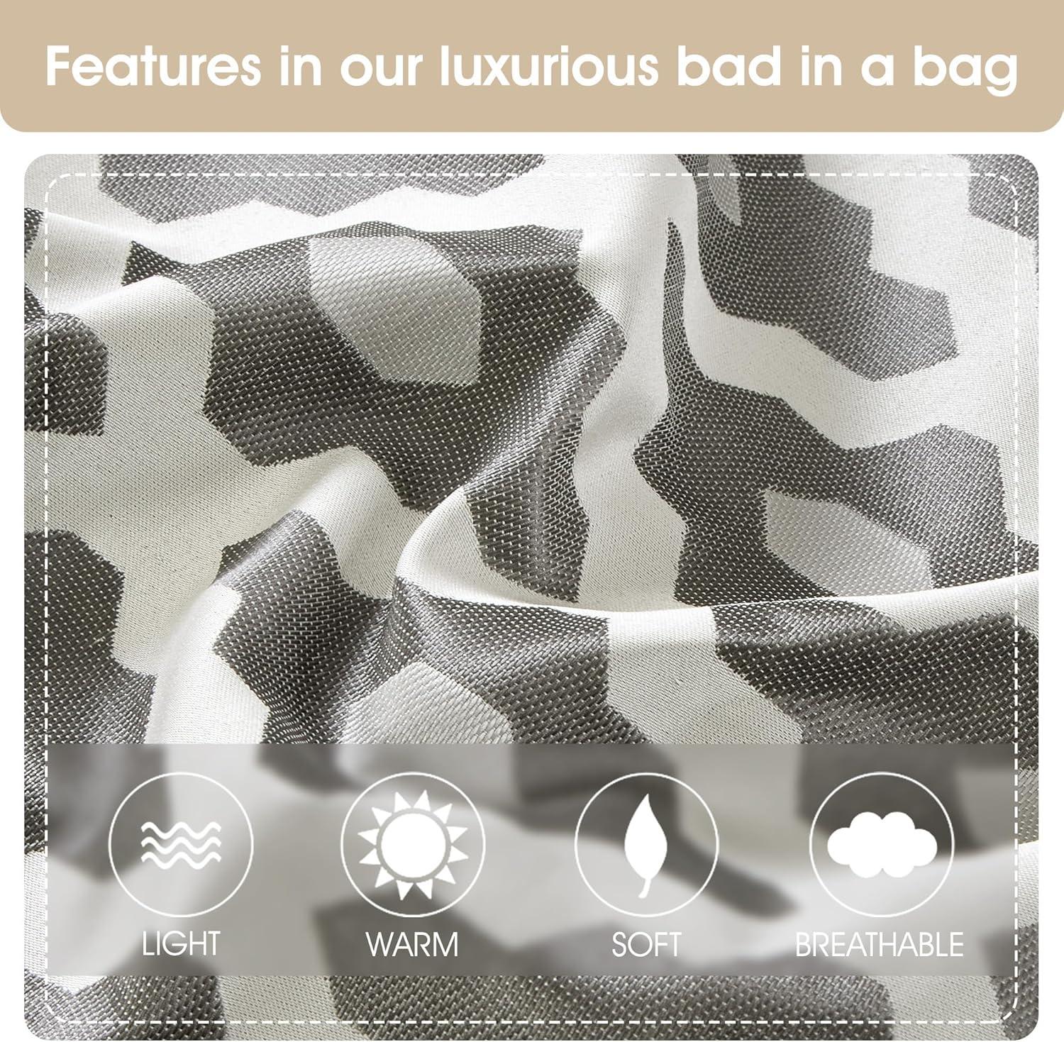 Nanshing America, Inc Angellyna 10 Piece Medallion Print Comforter Set