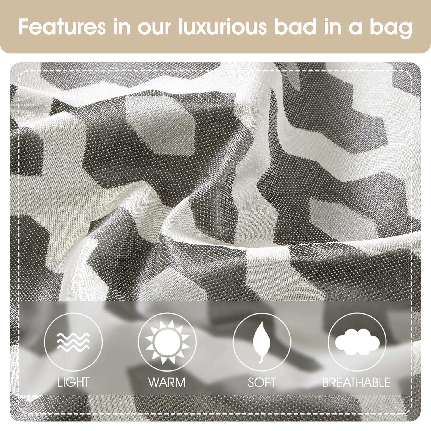 Nanshing America, Inc Angellyna 10 Piece Medallion Print Comforter Set