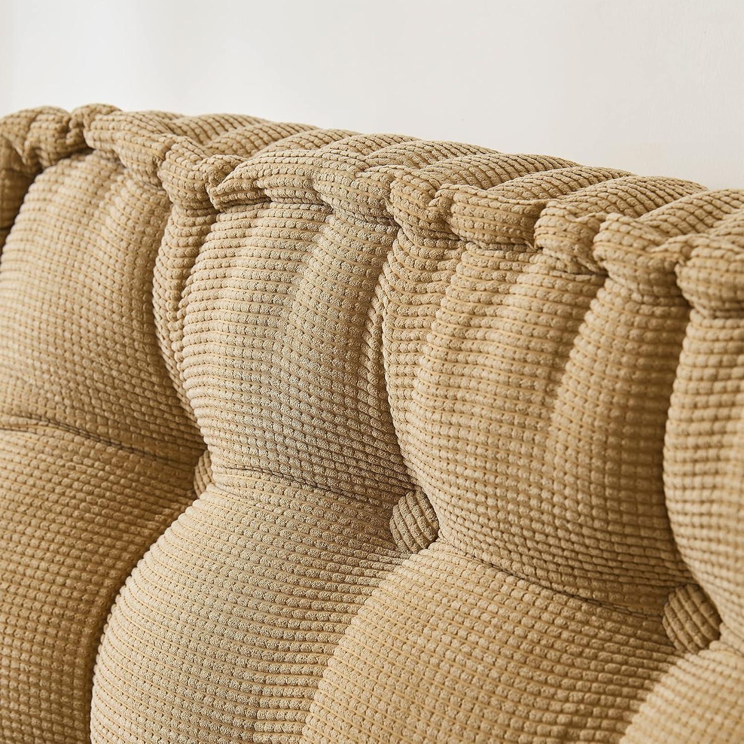 DormCo Rainha Rectangle Tufted Extra Thick Oversized Floor Pillow