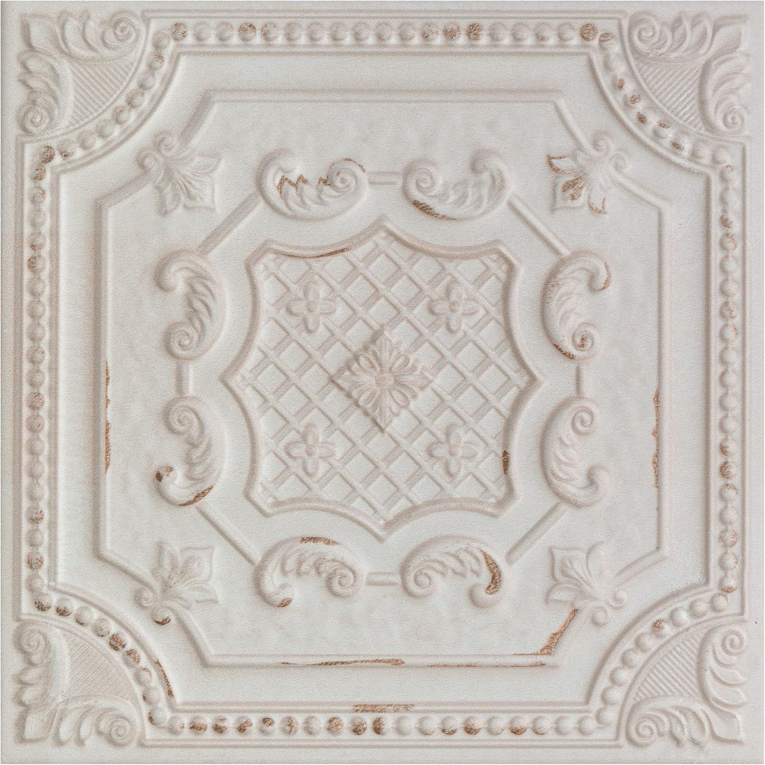 Fitz 8" x 8" Ceramic Patterned Wall Tile