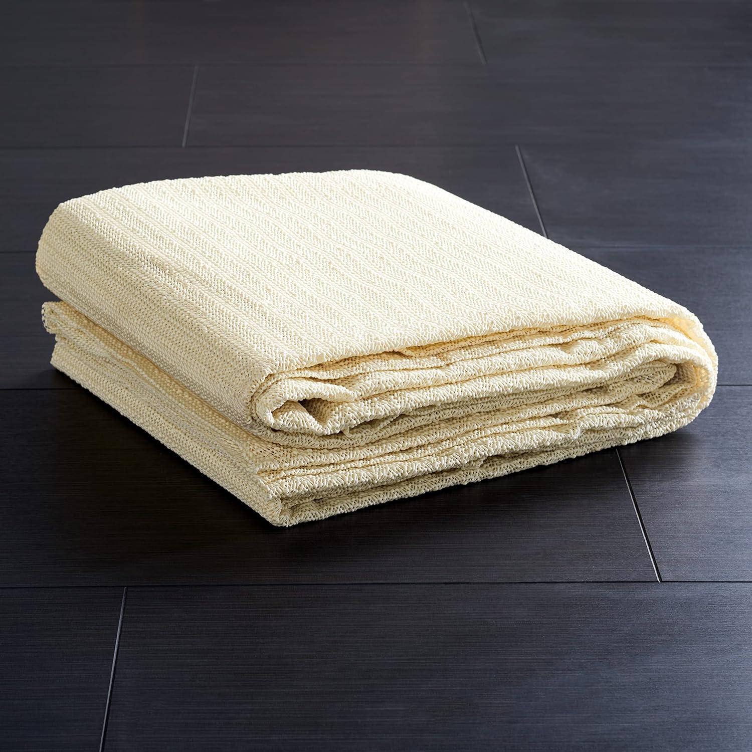 Grid Pad PAD121 Power Loomed Indoor Rug Pad - White - 3' x 5' - Safavieh