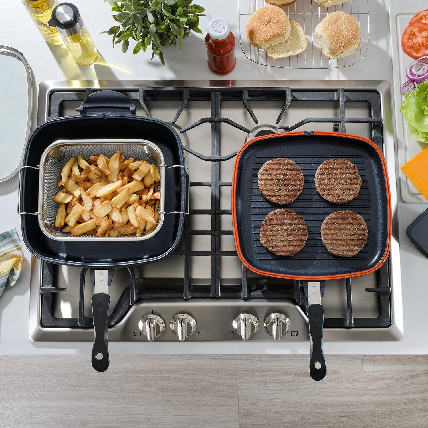 Kenmore 5 Piece Nonstick Multi Function Cookware Set In Black | Wayfair