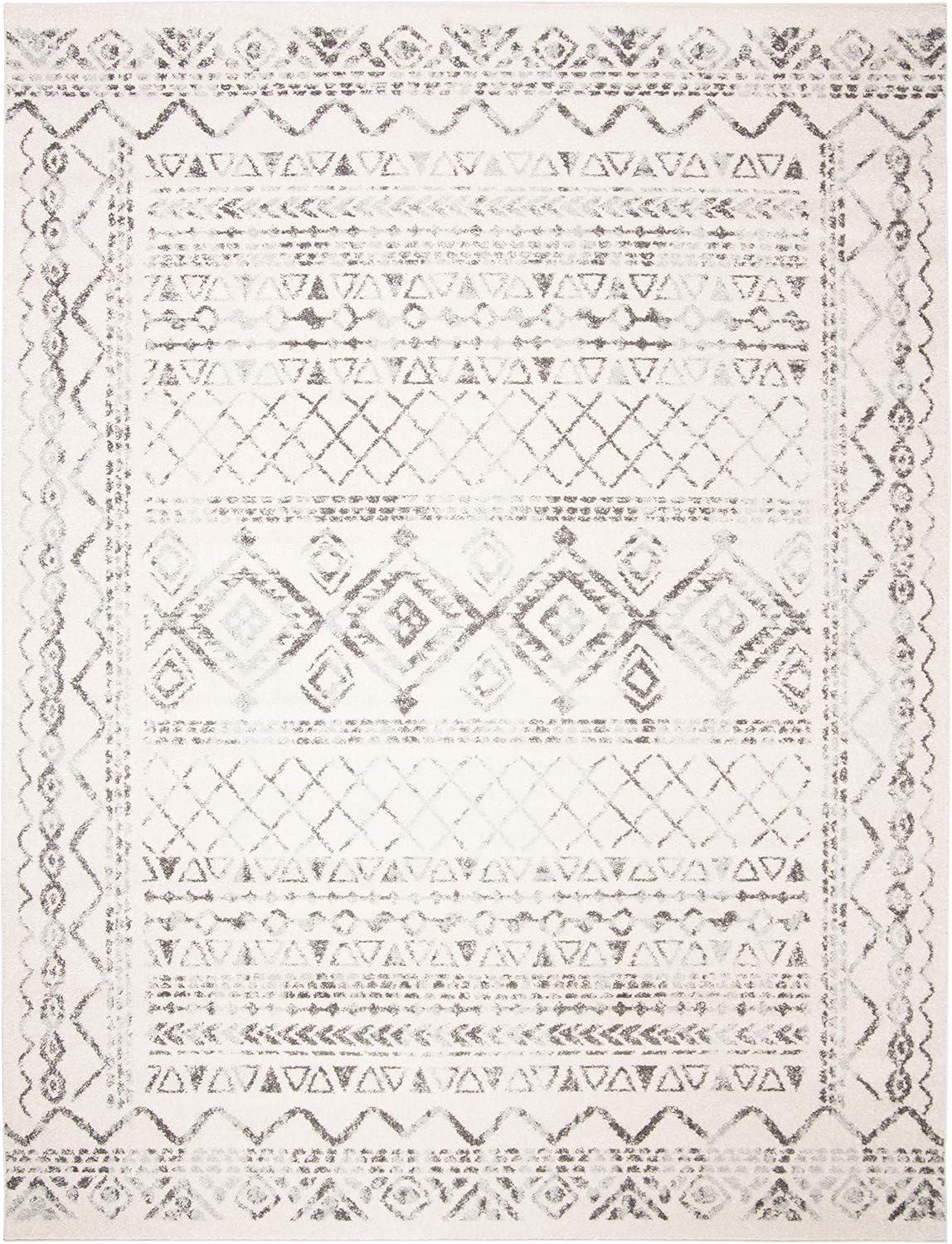Tulum TUL268 Power Loomed Area Rug - Ivory/Grey - 6'x9' - Safavieh.
