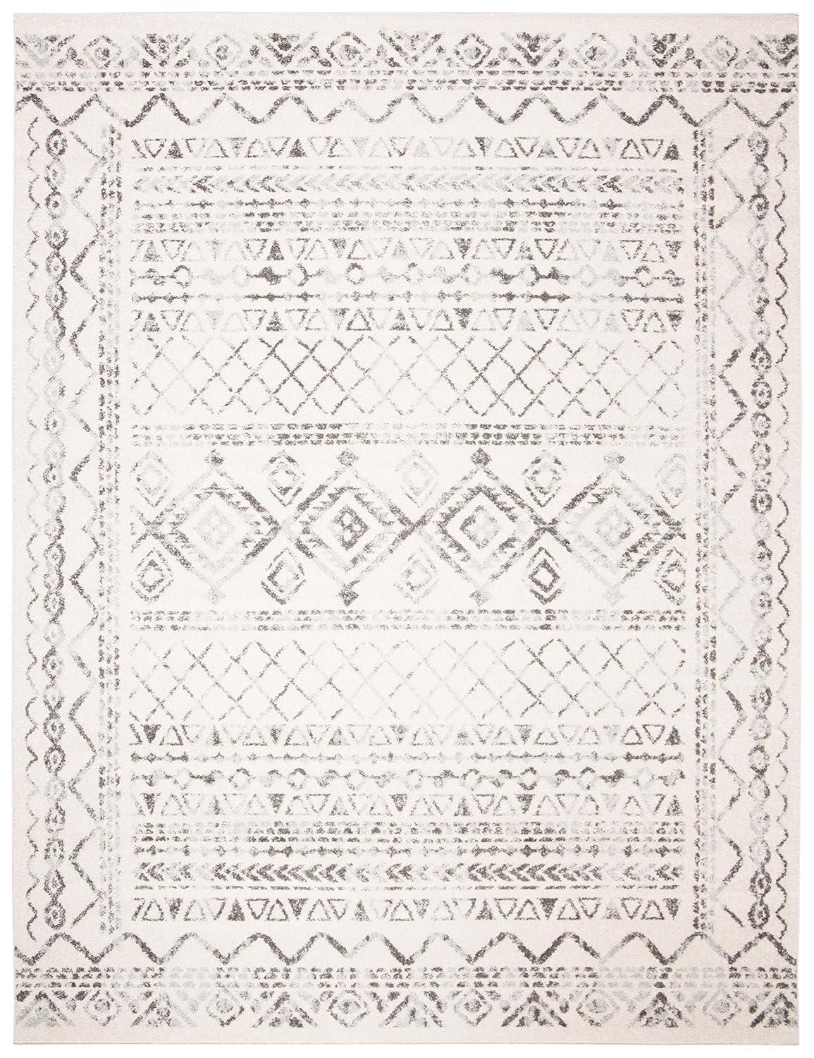 Tulum TUL268 Power Loomed Area Rug - Ivory/Grey - 6'x9' - Safavieh.