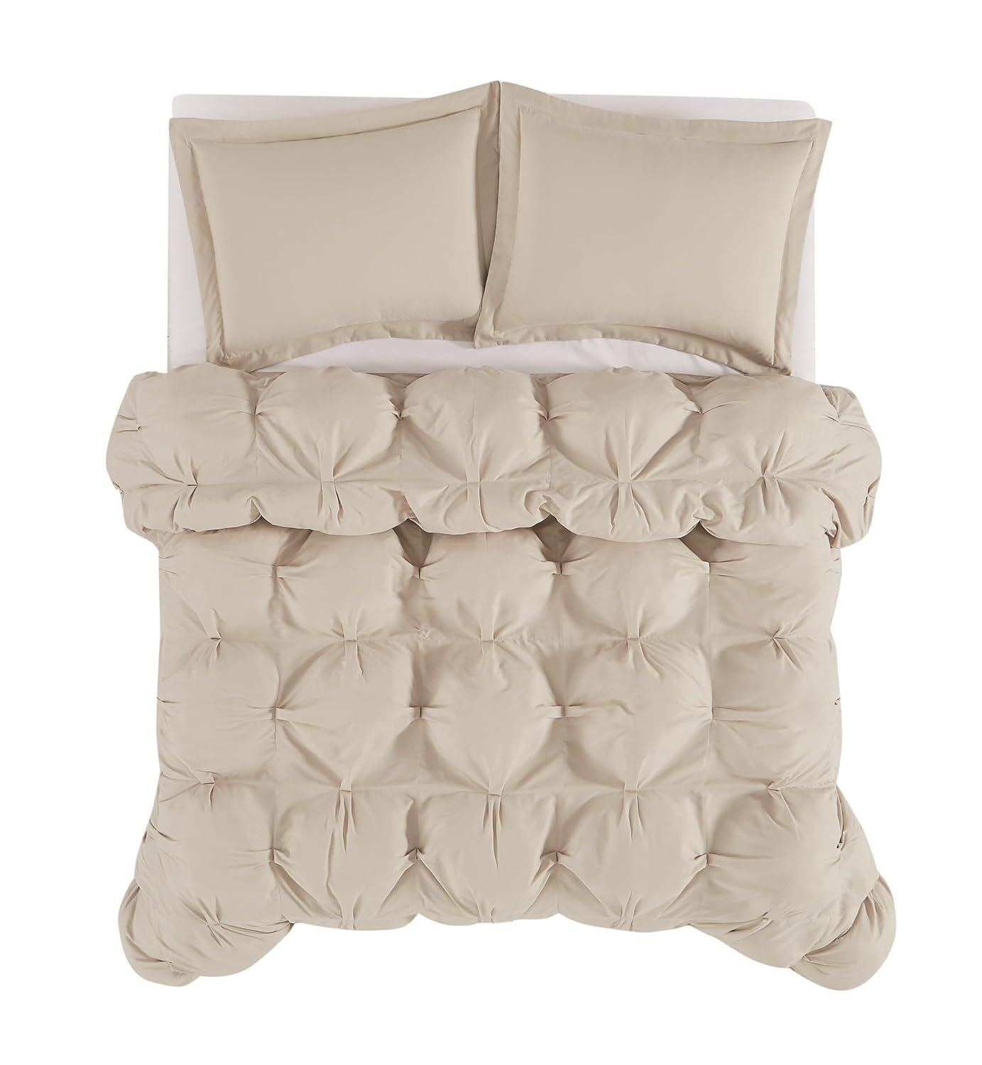 Truly Soft Truly Soft Cloud Puffer Comforter Set – Overfilled, Soft Microfiber