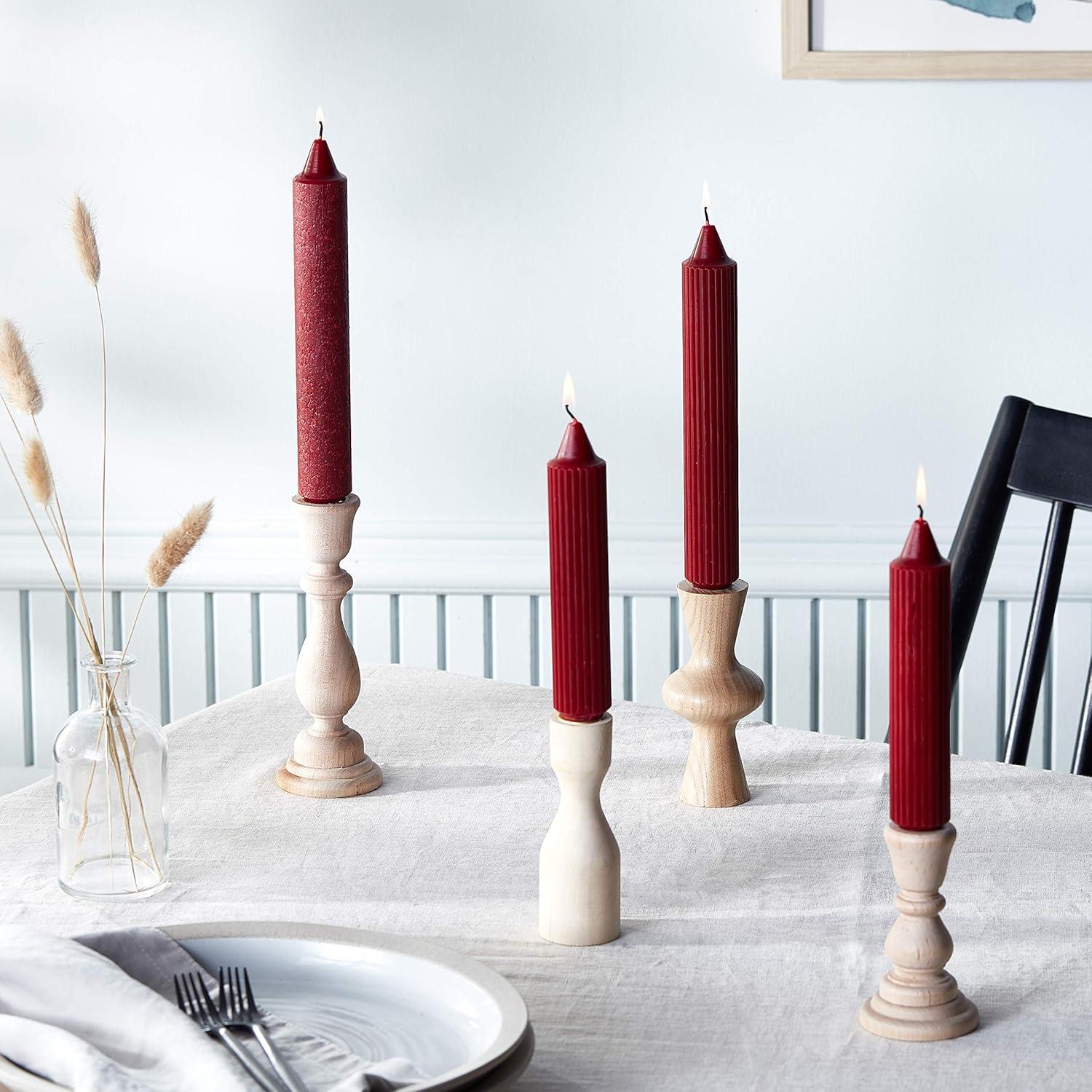 Root Candles Grecian Collenette Unscented Taper Candle & Reviews | AllModern
