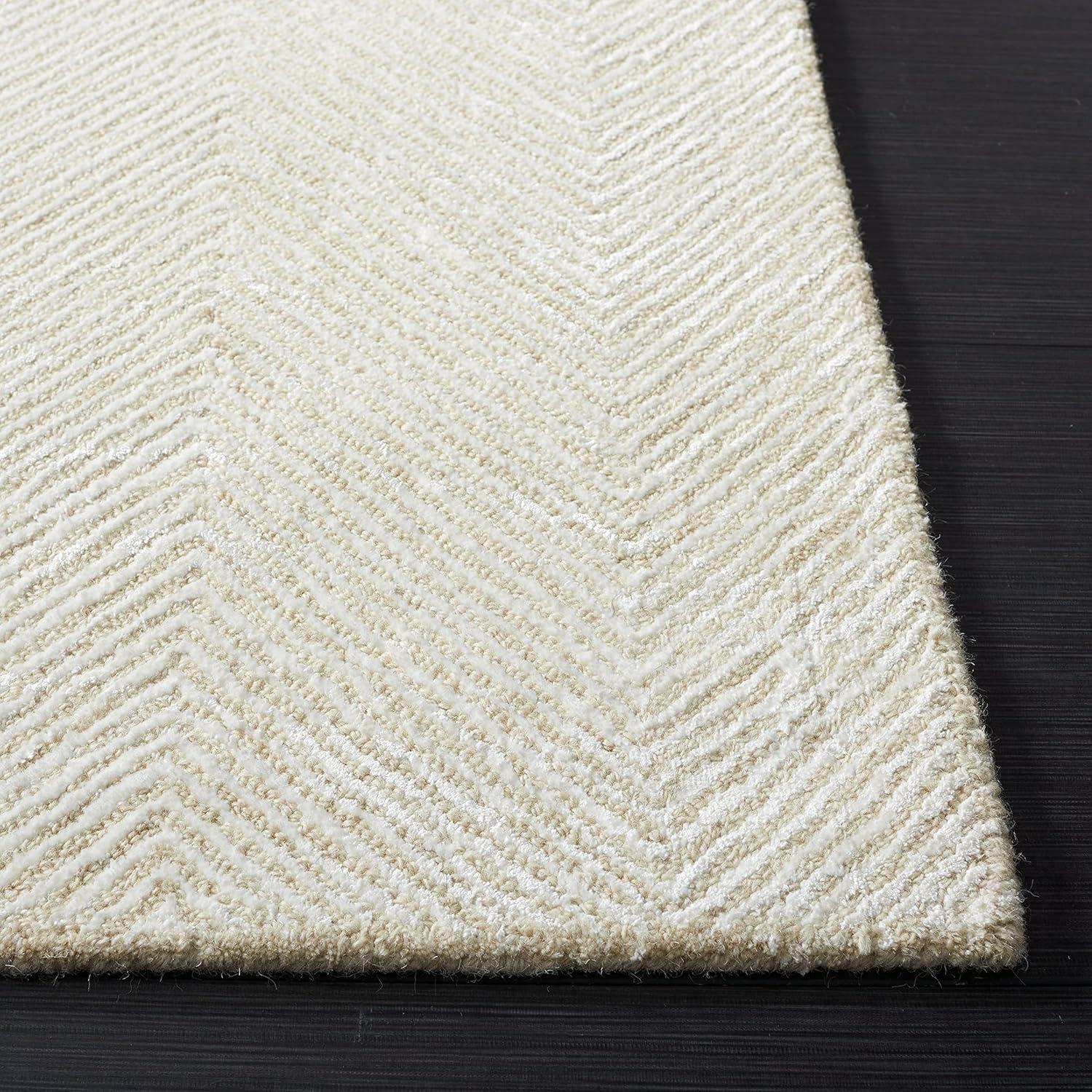Adirondack ADR113 Machine Made Indoor Area Rug - Ivory/Silver - 11'x15' - Safavieh
