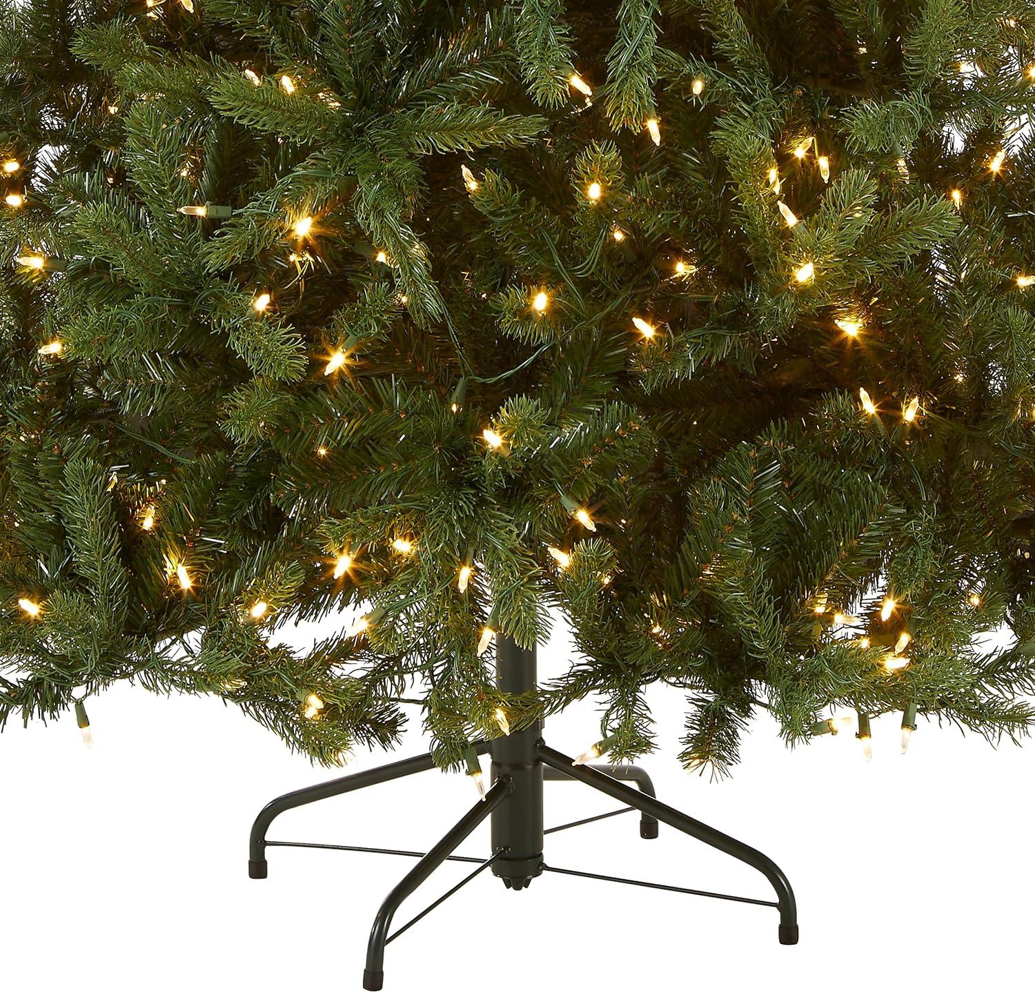 Prelit Newberry Spruce Artificial Christmas Tree Dual Color Lights - National Tree Company