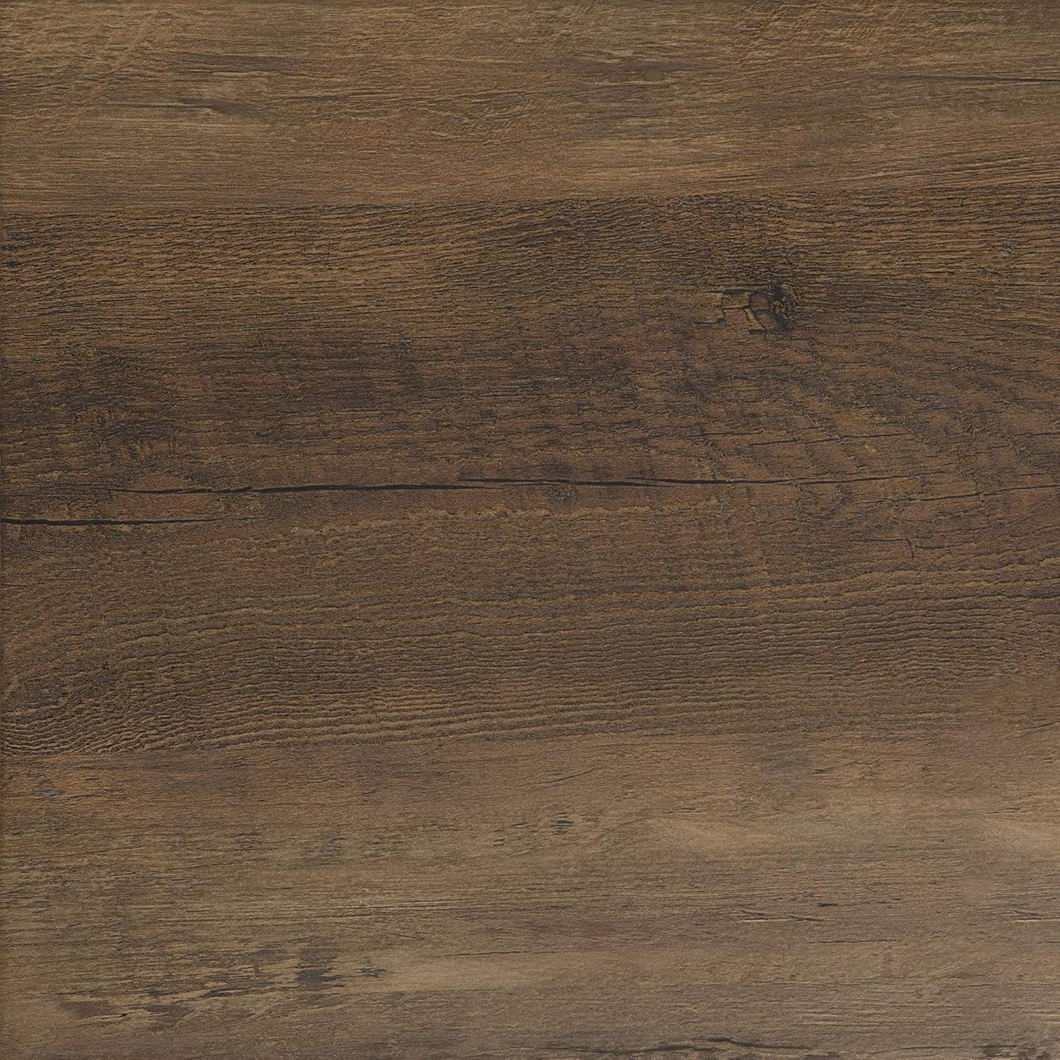 Walker Edison Slate Wrap Leg Coffee Table, Rustic Oak