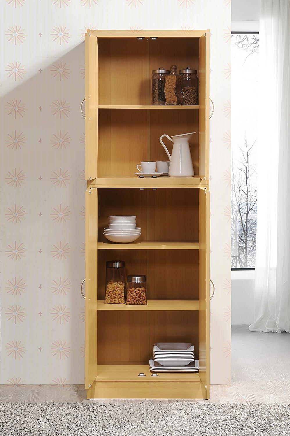 Hodedah 4-Door Pantry