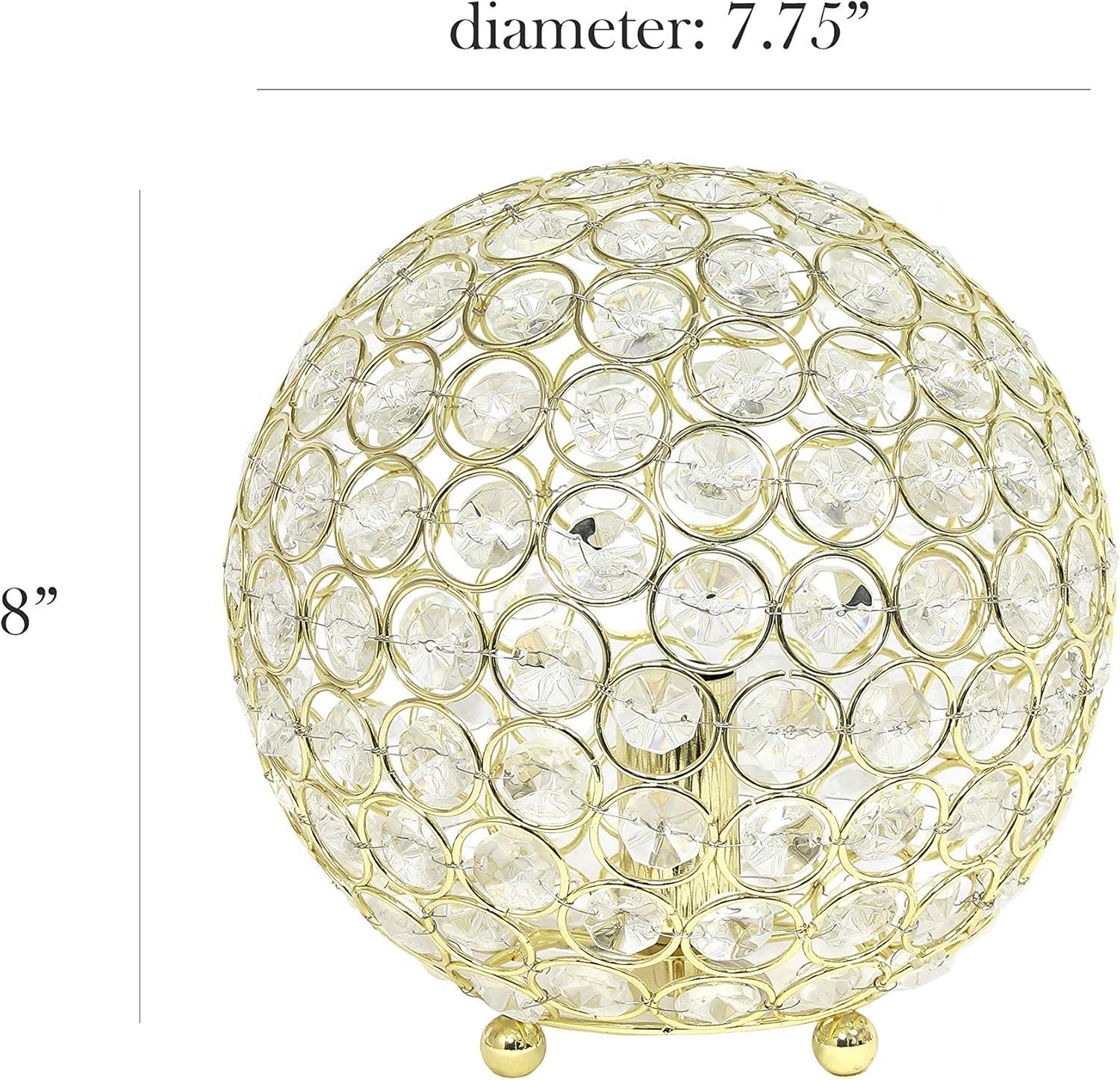 Crystal Ball Sequin Table Lamp - Elegant Design