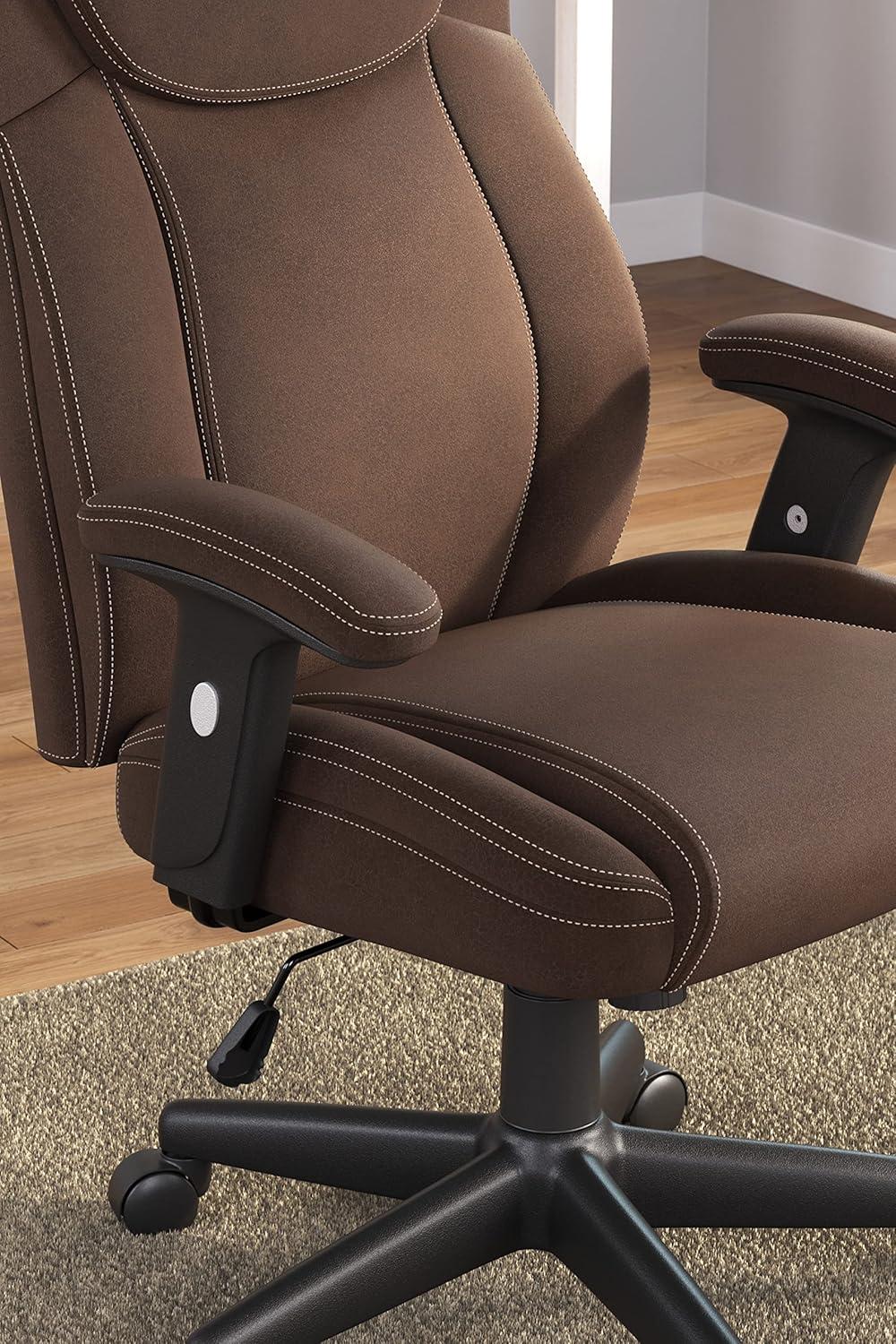 Signature Design by Ashley Casual Corbindale Home Office Chair  Brown/Black