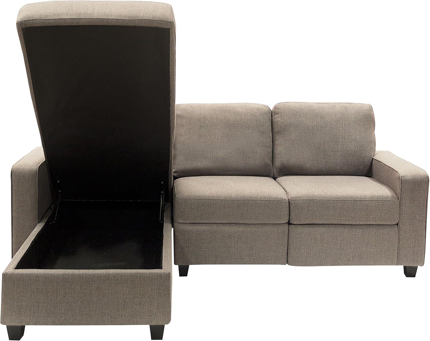 Serta Palisades Reclining Sectional Sofa with Storage Chaise