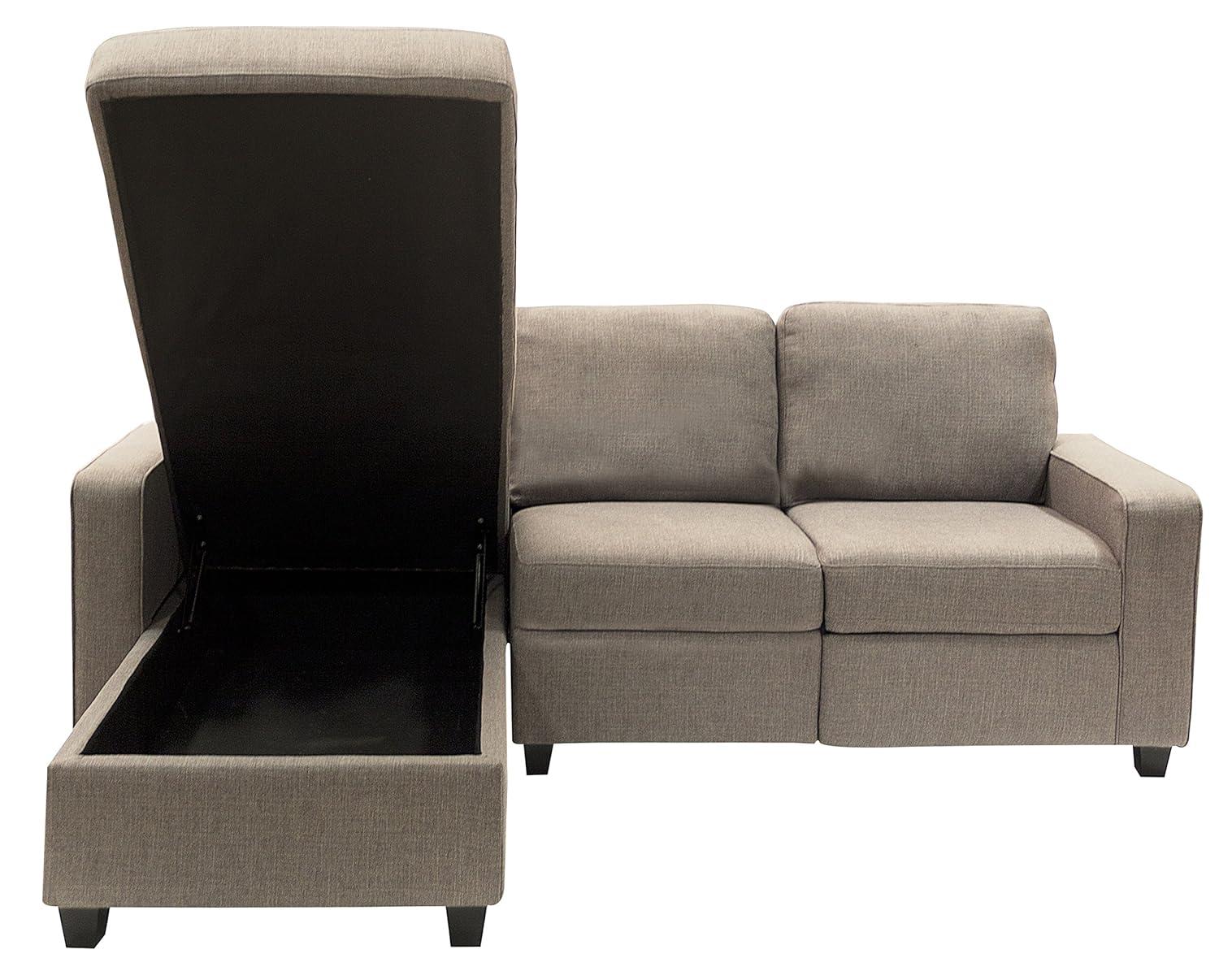 Serta Palisades Reclining Sectional Sofa with Storage Chaise