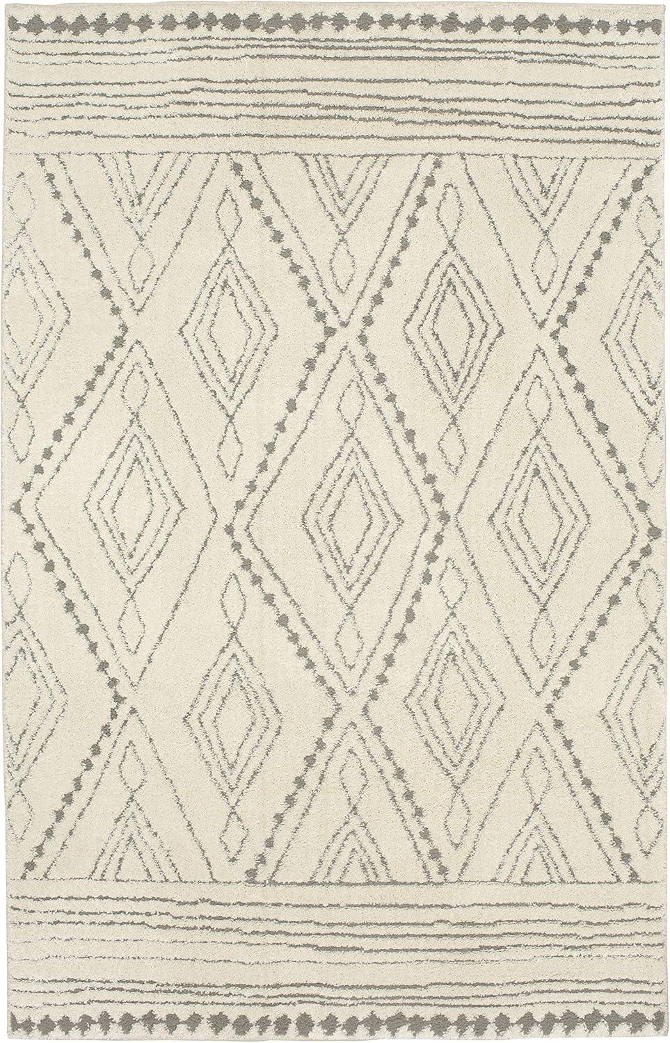 Mohawk Home Vado Geometric Woven Indoor Runner Rug, Cream, 2' x 5'