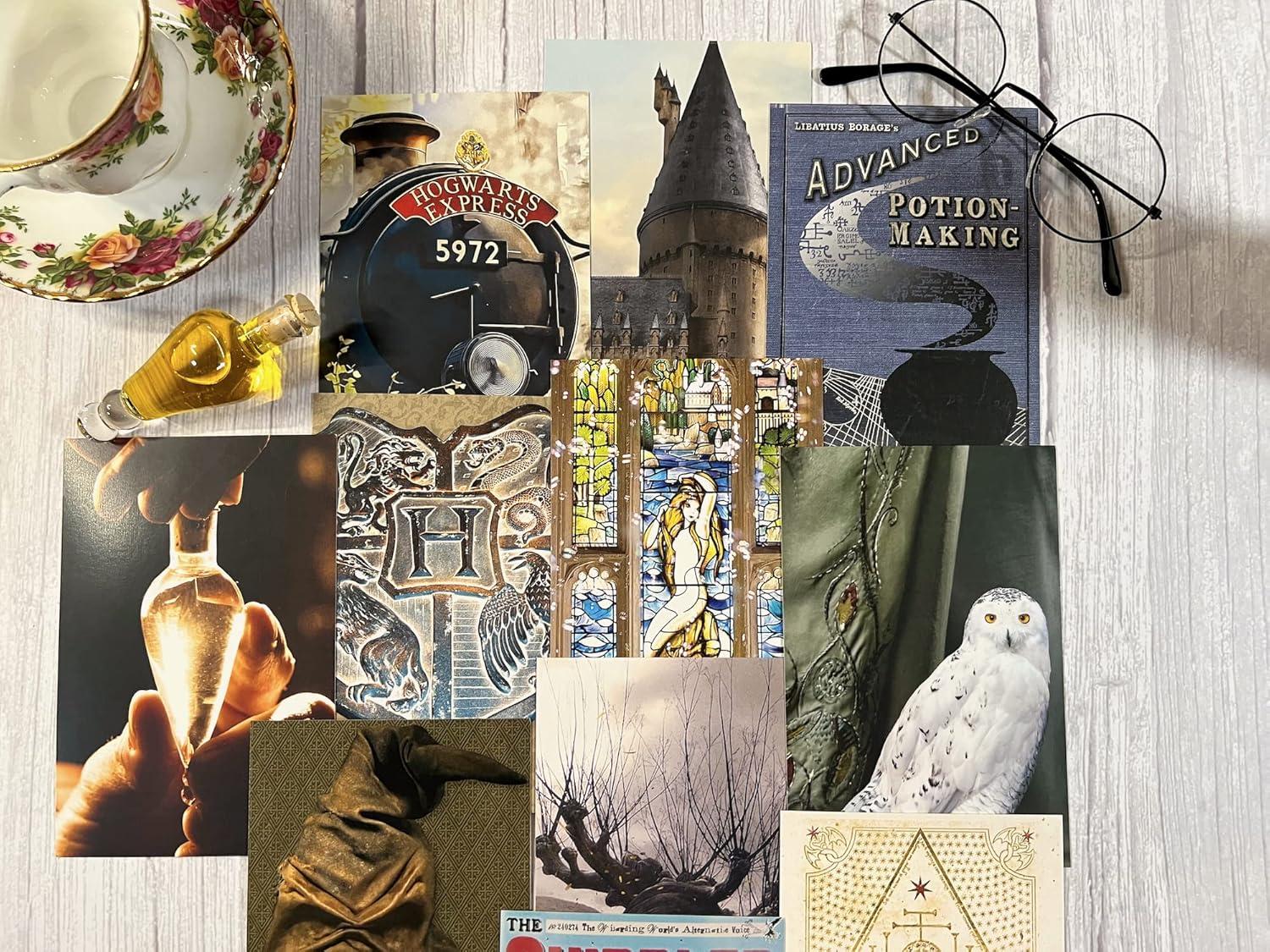 Warner Bros. Harry Potter Hogwarts Collage Kit 4"x6" - Con*Quest Journals: Wizarding World Paper Craft & Journaling Set