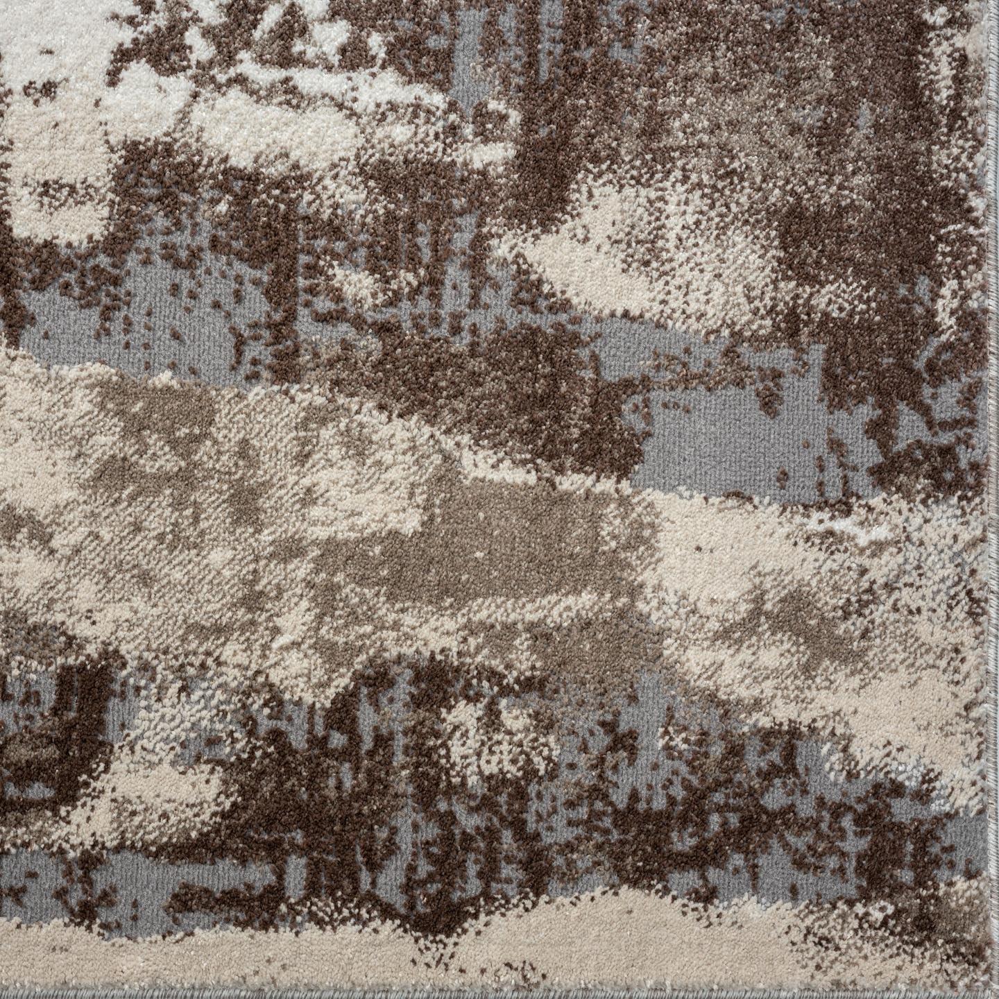 Luxe Weavers Euston Collection D.Blue-L.Blue 5x7 Modern Abstract Area Rug