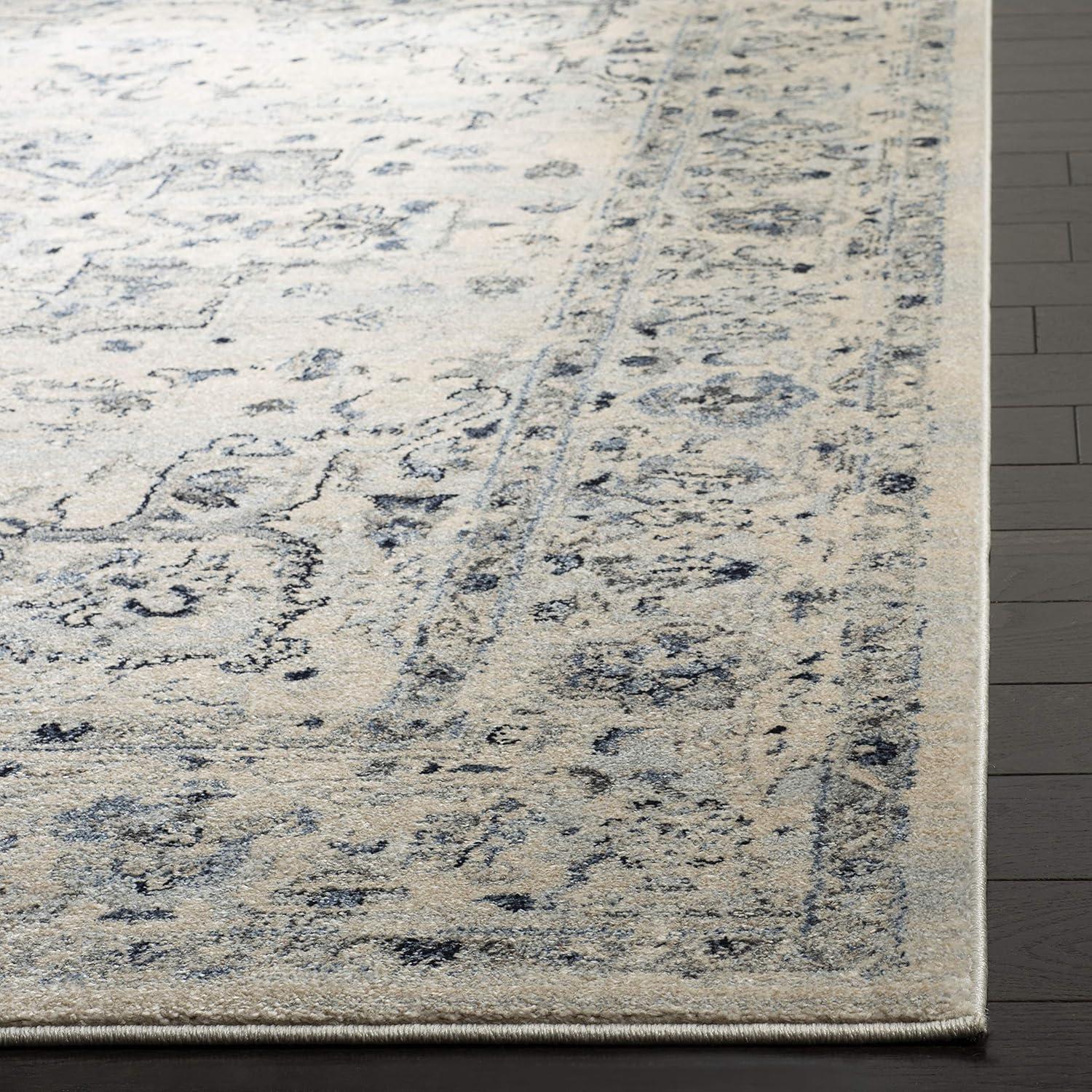 Charleston CHL411 Loomed Indoor Area Rug - Ivory/Light Blue - 9'x12' - Safavieh