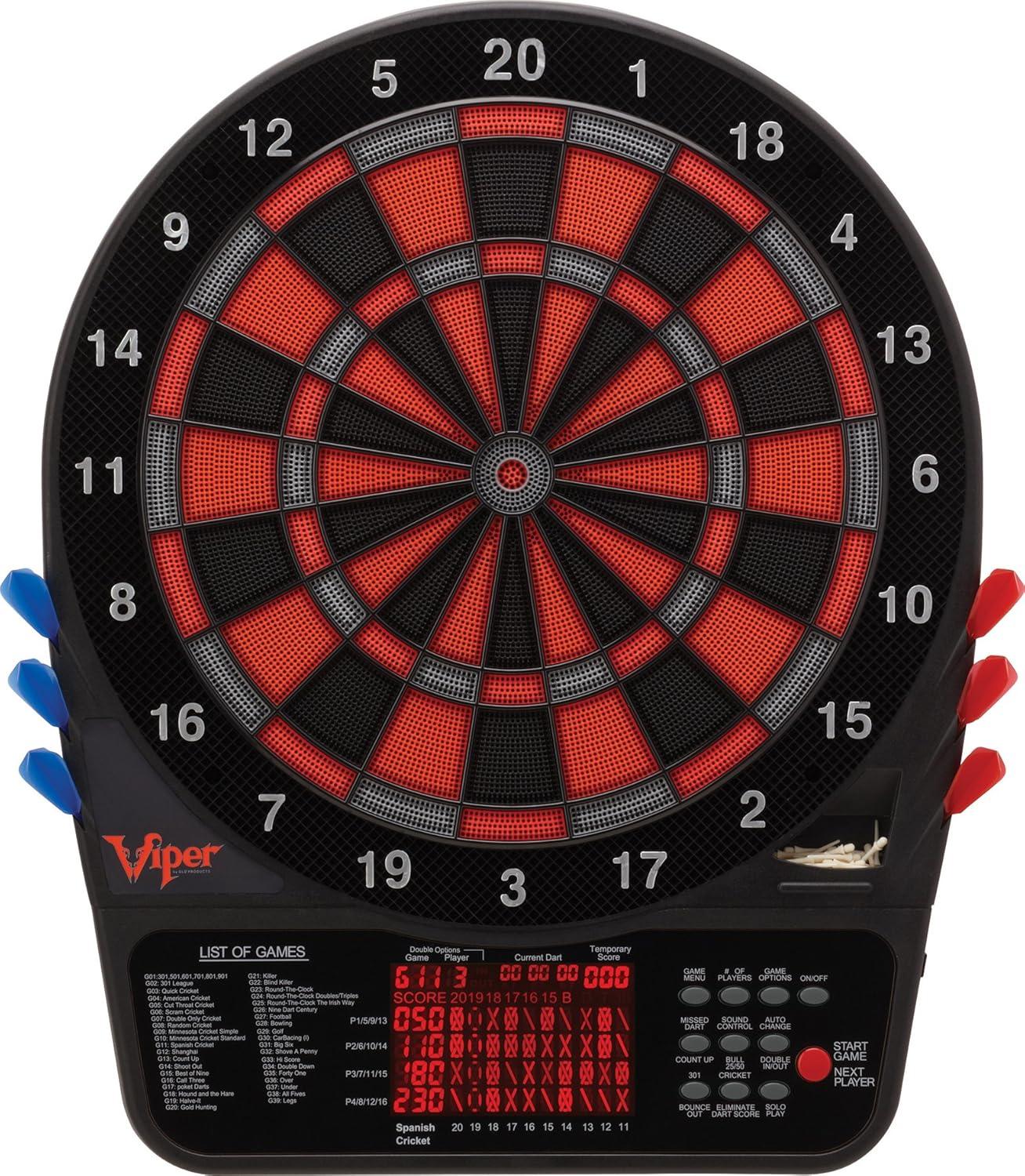 Metropolitan Electronic Dartboard and Cabinet Set with Darts