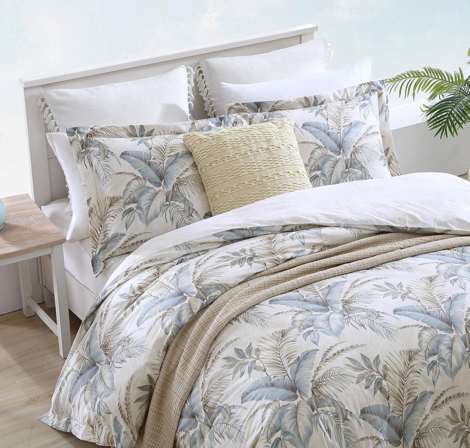 Tommy Bahama Bakers Bluff Blue Cotton Comforter Set