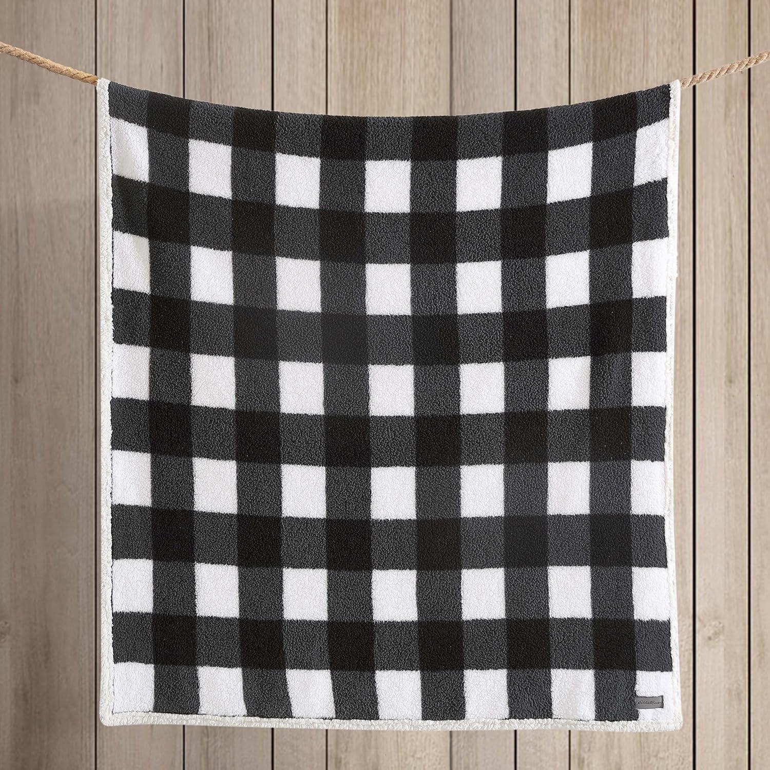 50"x60" Cabin Plaid Reversible Throw Blanket - Eddie Bauer