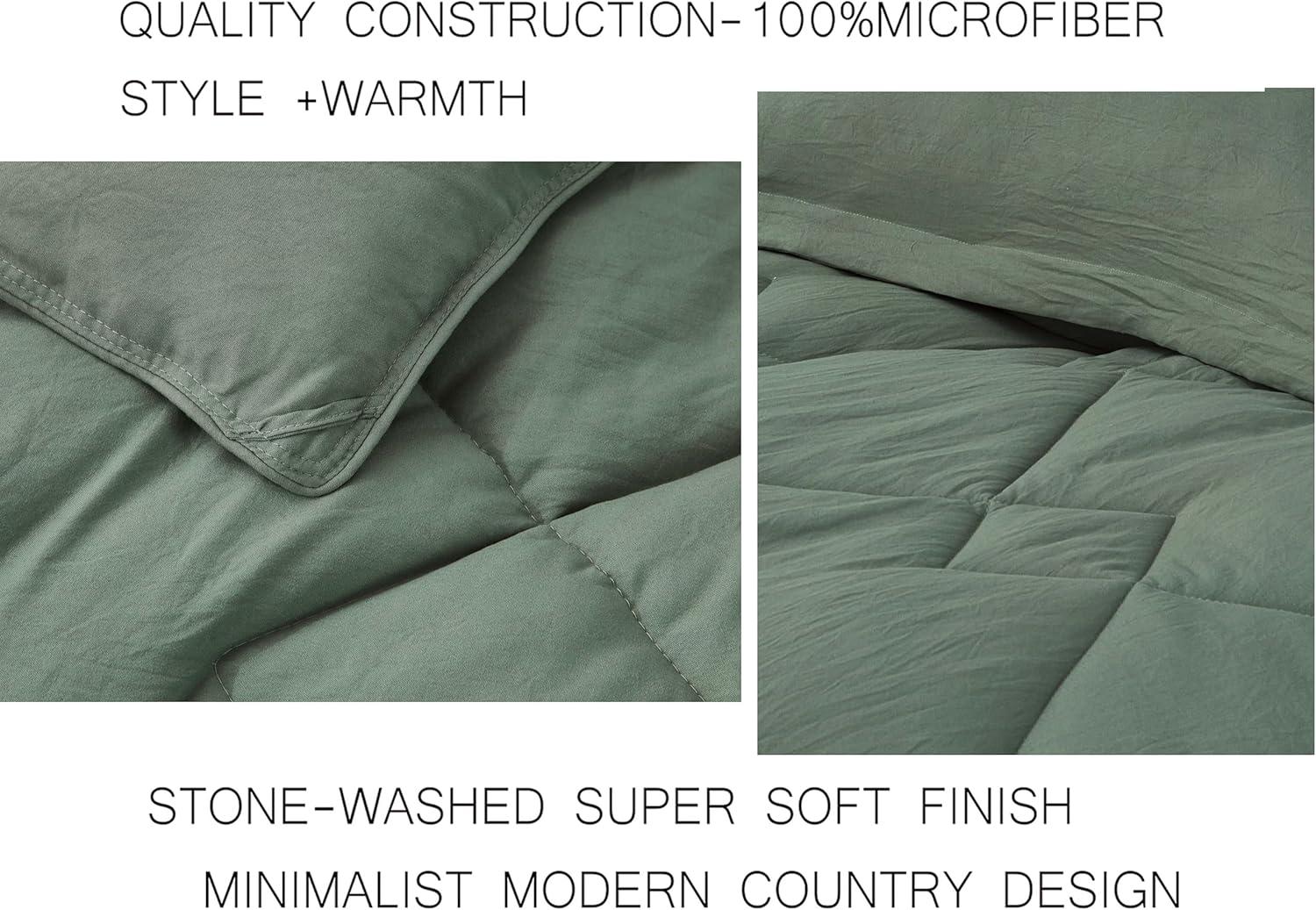Chezmoi Collection Logan Solid Comforter Set