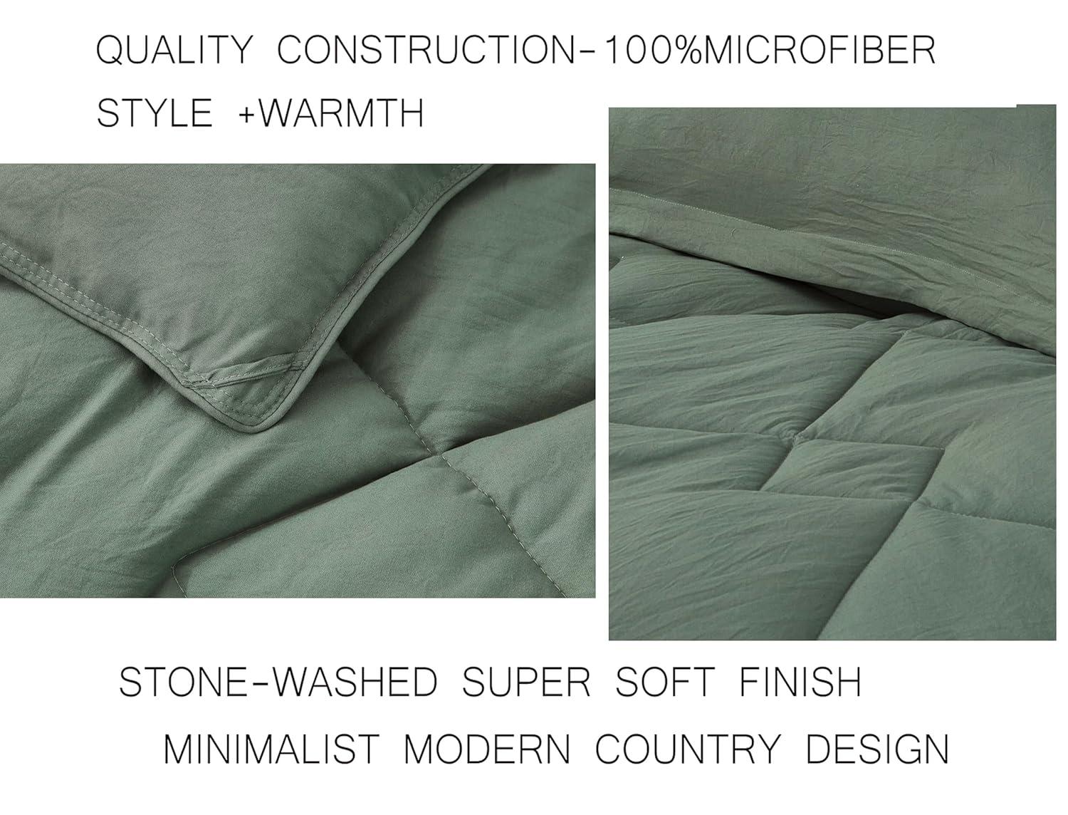 Chezmoi Collection Logan Solid Comforter Set