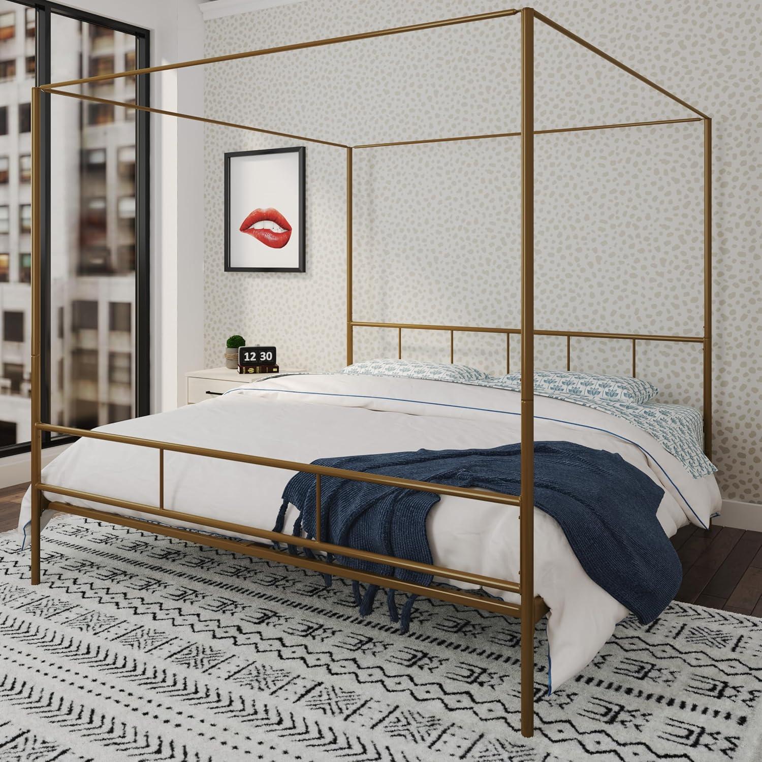 Marion Metal Canopy Bed
