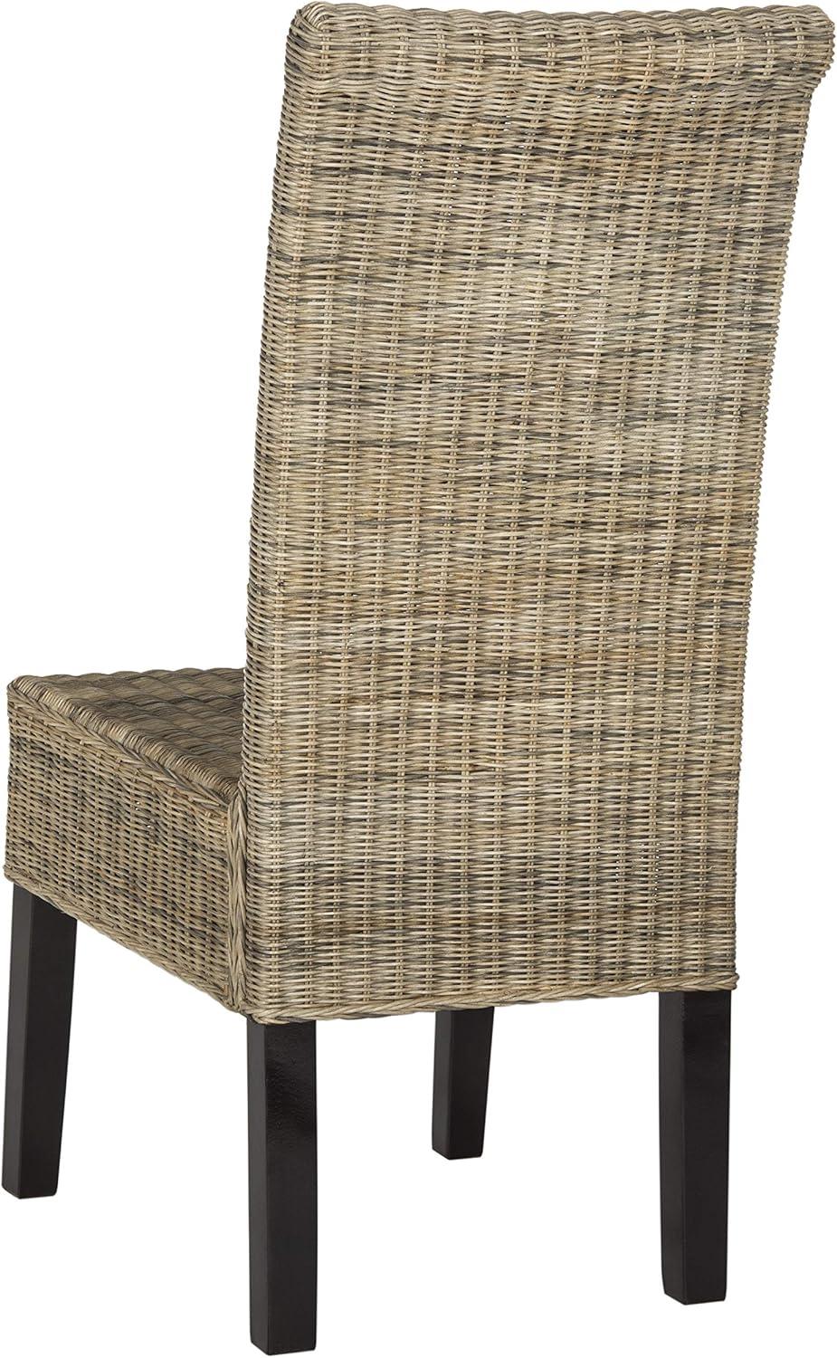 Arjun 18''H Wicker Dining Chair (Set of 2)  - Safavieh