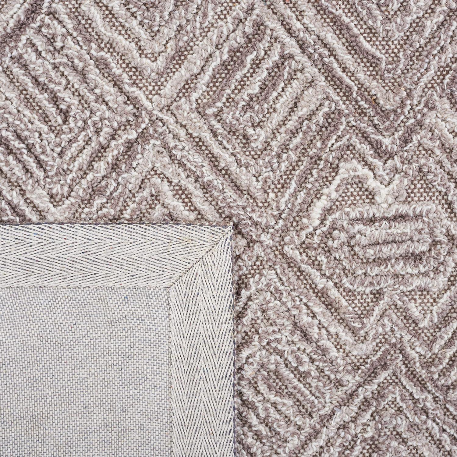 Textural TXT201 Hand Tufted Area Rug - Brown - 8'x10' - Safavieh.