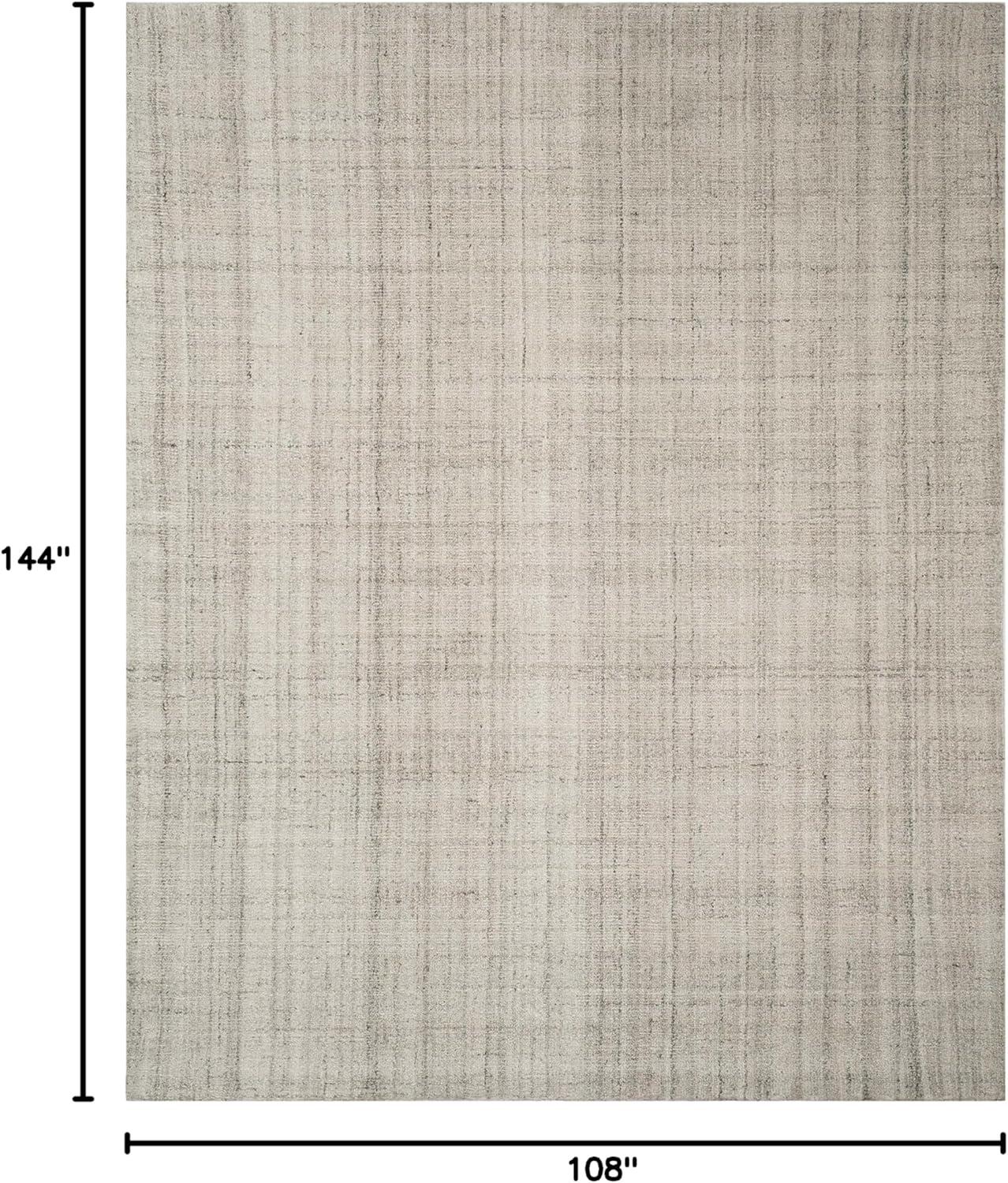 SAFAVIEH Abstract Bailey Striped Area Rug, Light Grey, 9' x 12'