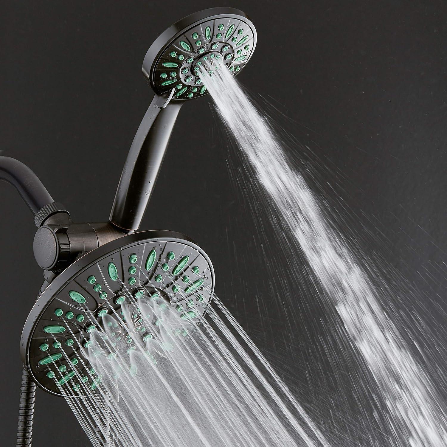 Oil-Rubbed Bronze Multi-Head Wall Mounted Shower Combo