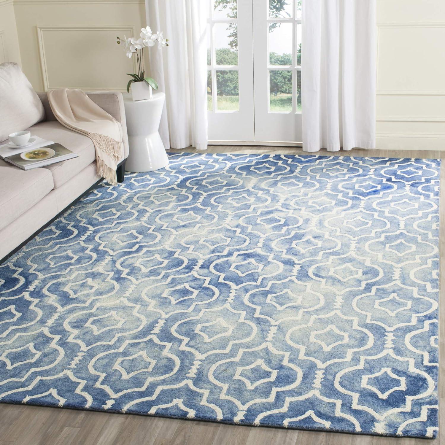 Ivory Elegance 8' x 10' Hand-Tufted Wool Area Rug