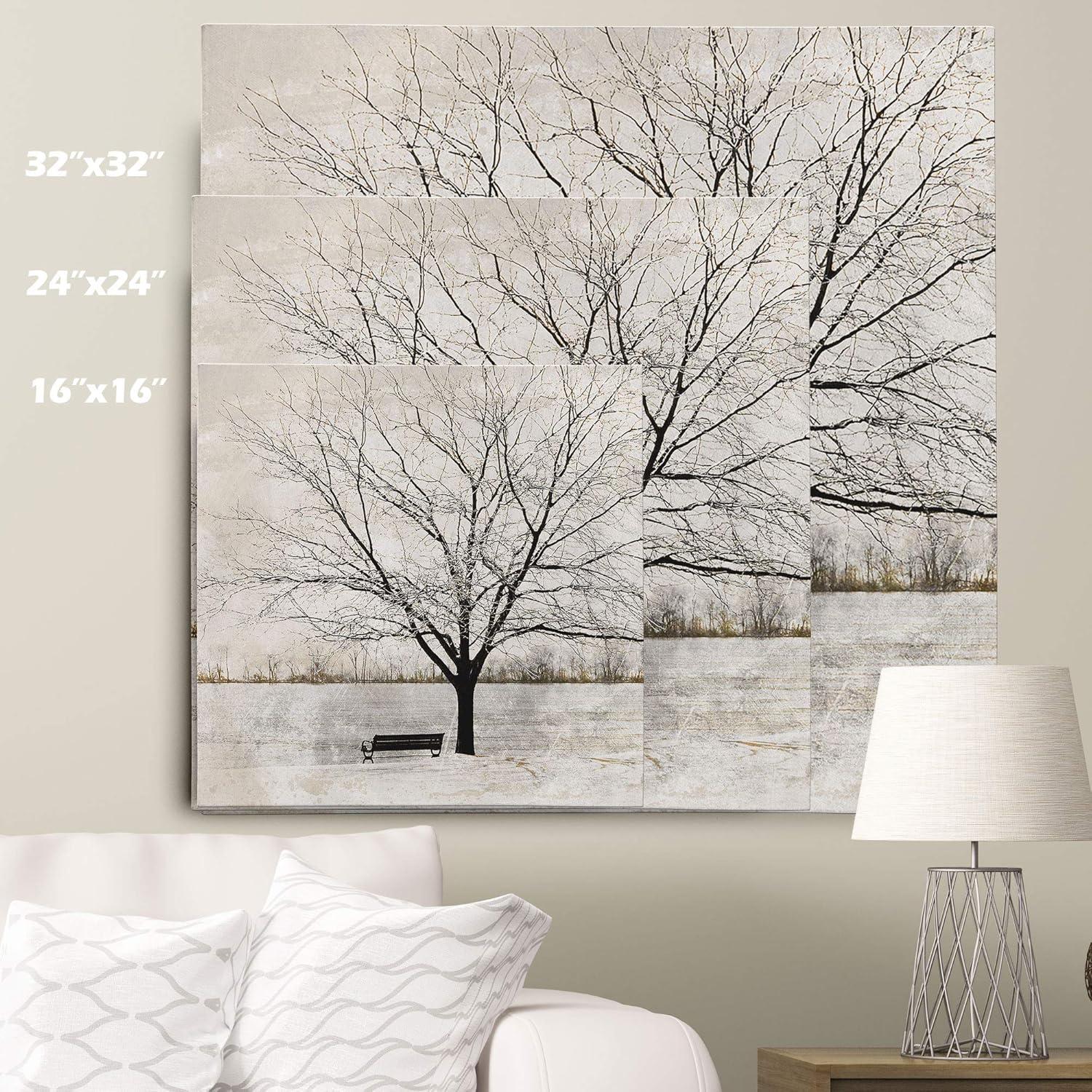 Wexford Home Eugene Tava 'Lonely Tree' Canvas Wall Art 24X24