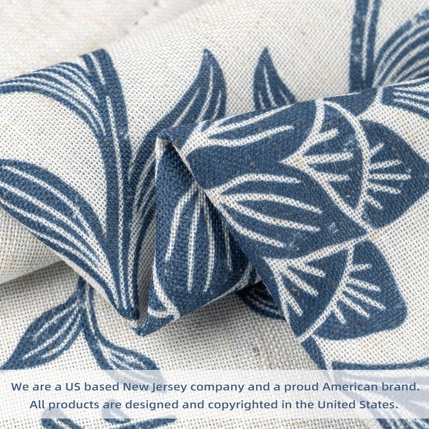 DriftAway Twyla Floral Tailored 52'' W Window Valance