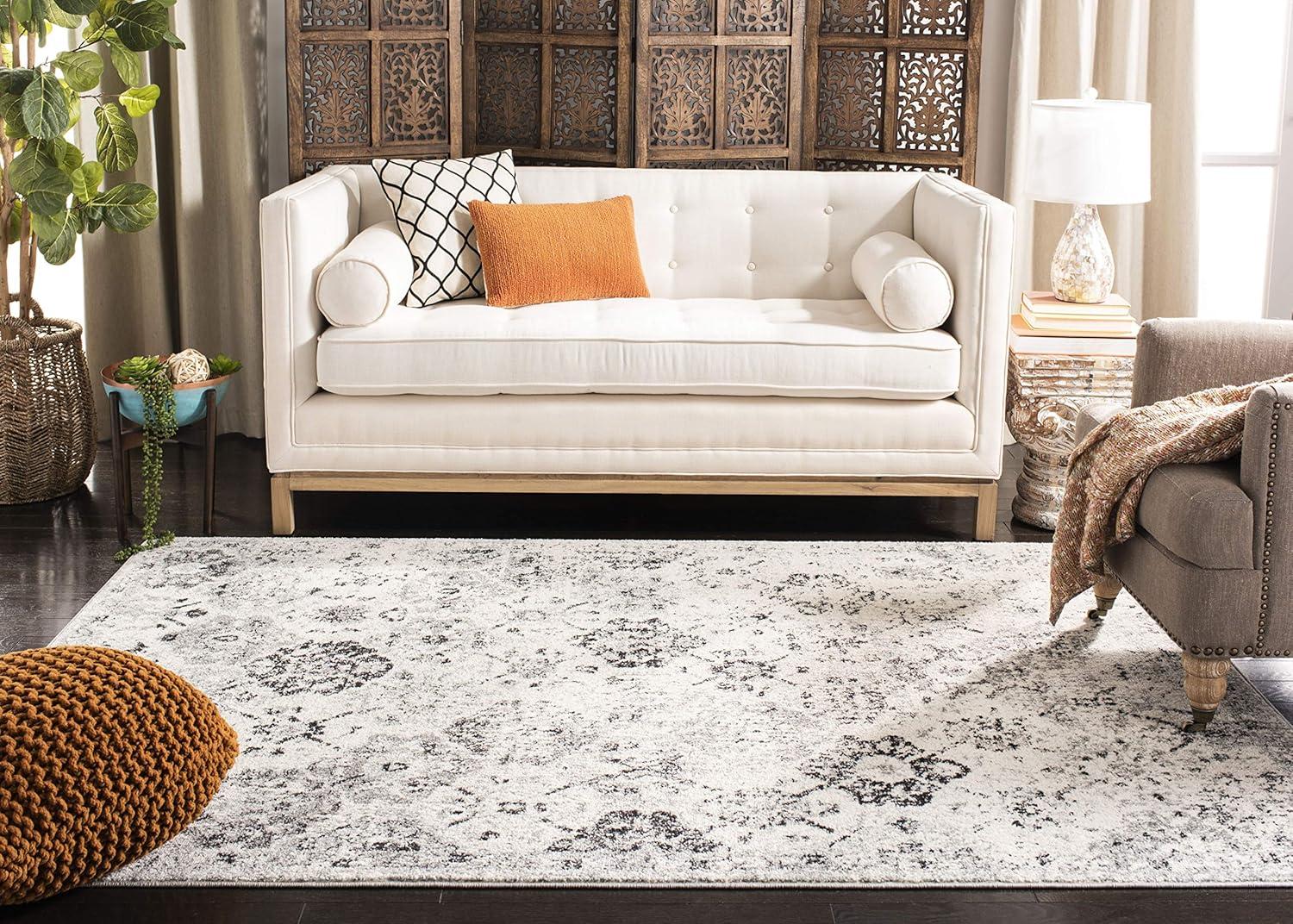 Madison MAD611 Power Loomed Indoor Area Rug - Silver/Grey - 8'x10' - Safavieh