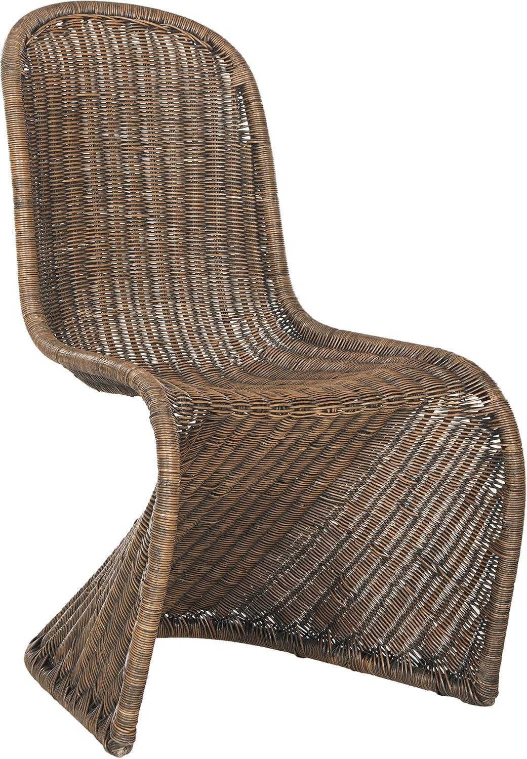 Tana Wicker Side Chair (Set of 2) - SEA8009 - Natural White Wash - Safavieh