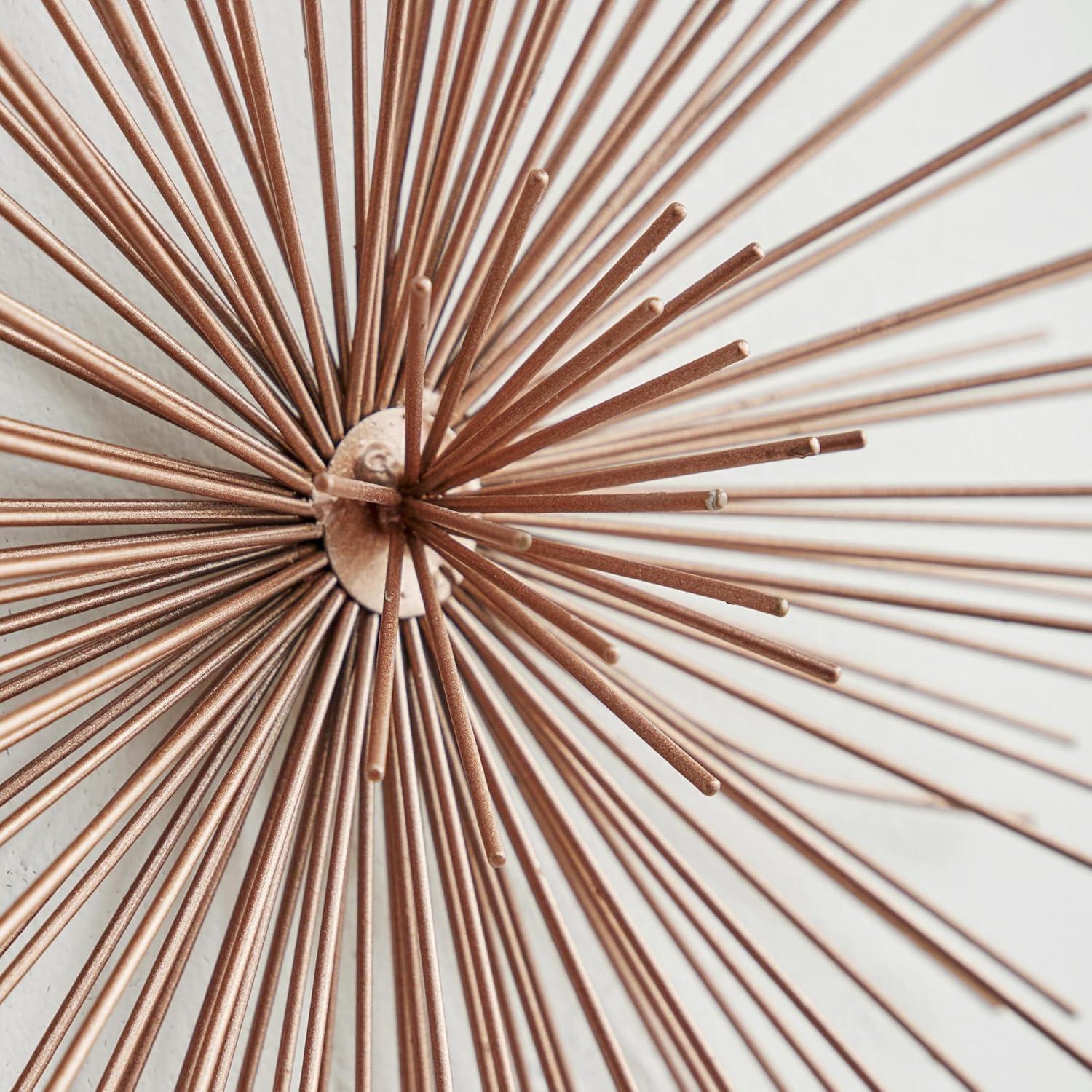 George Oliver Metal 3D Starburst Gold Wall Decor Set