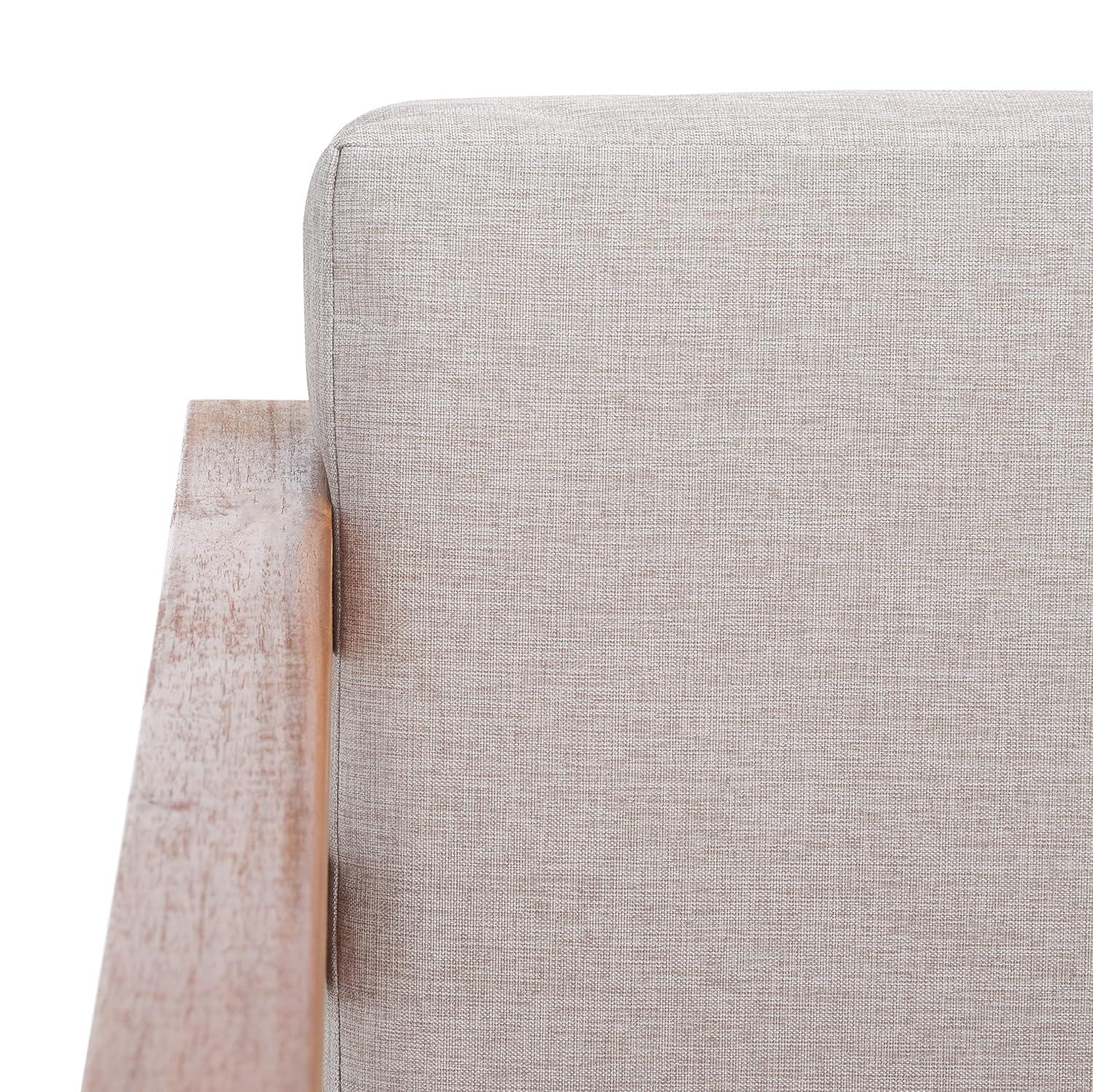 Kinnell Outdoor Armchair Indoor/Outdoor - PAT7301 - Natural/Light Grey - Safavieh