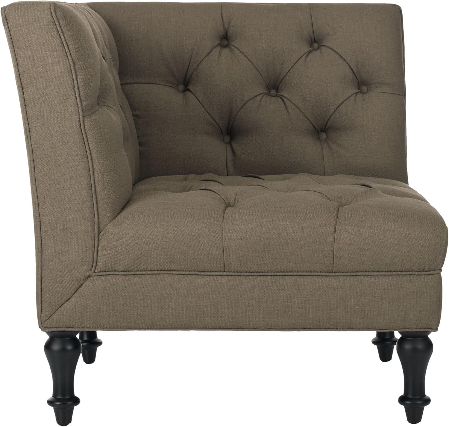 Jack Tufted Corner Chair  - Safavieh