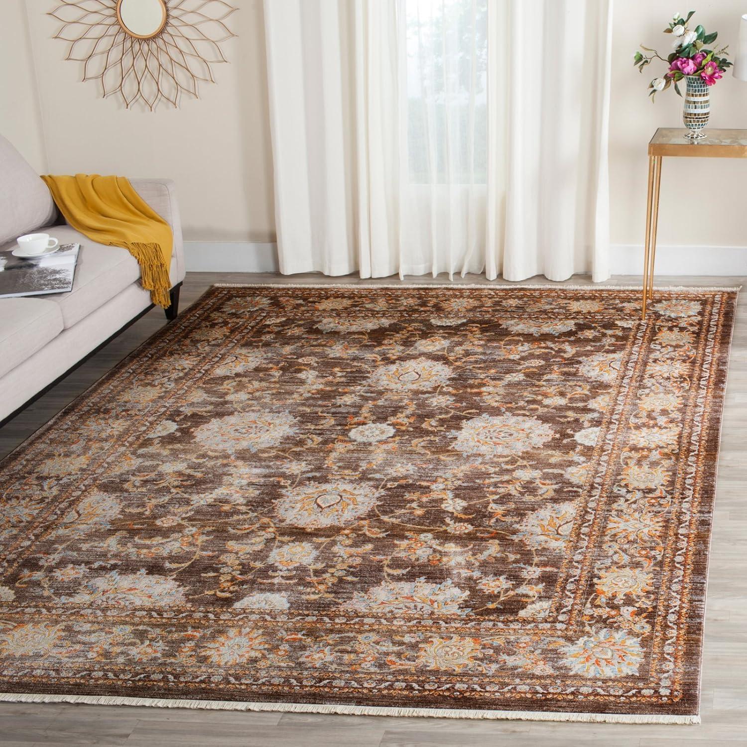 Vintage Persian VTP469 Power Loomed Indoor Area Rug - Turquoise/Multi - 8'x10' - Safavieh.