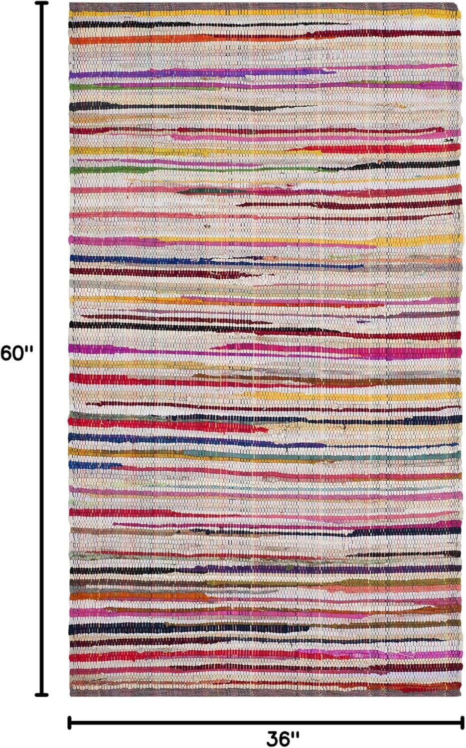 Rag Area Rug RAR240 Hand Woven Area Rug  - Safavieh