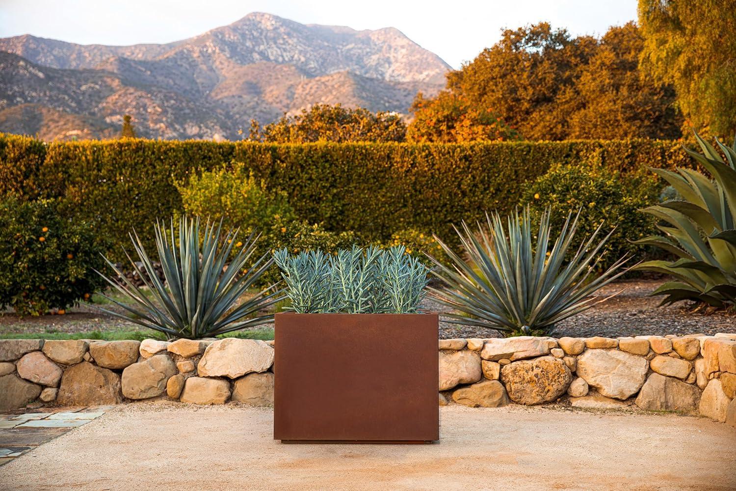 Corten Steel Series Span Planter